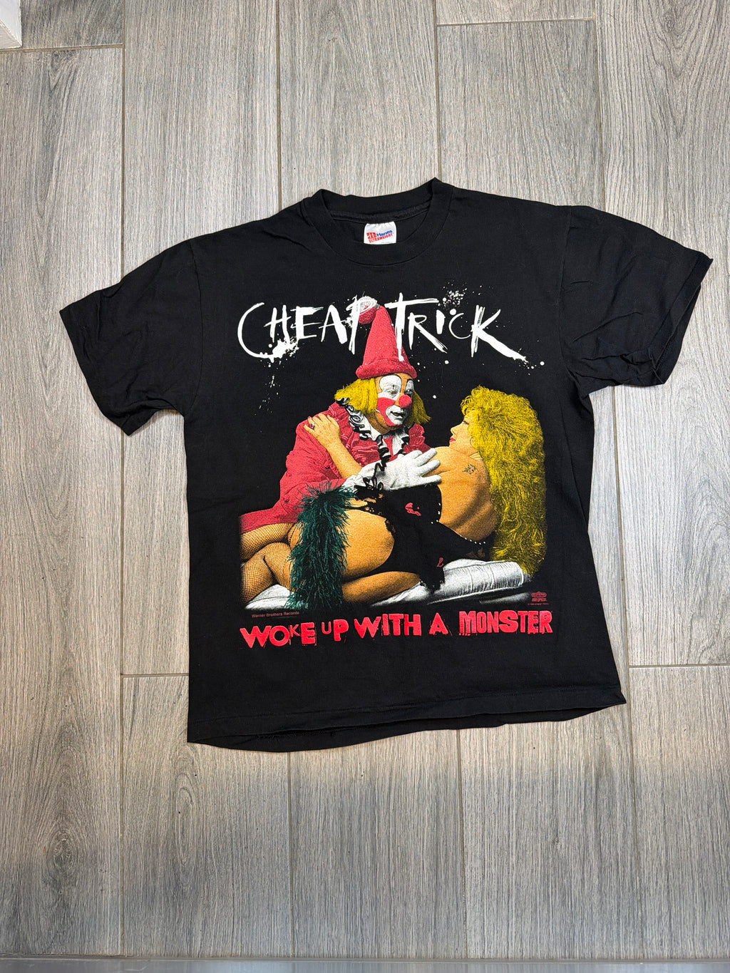 1994 Cheap Trick 'Woke Up With a Monster' T-Shirt Hanes Large