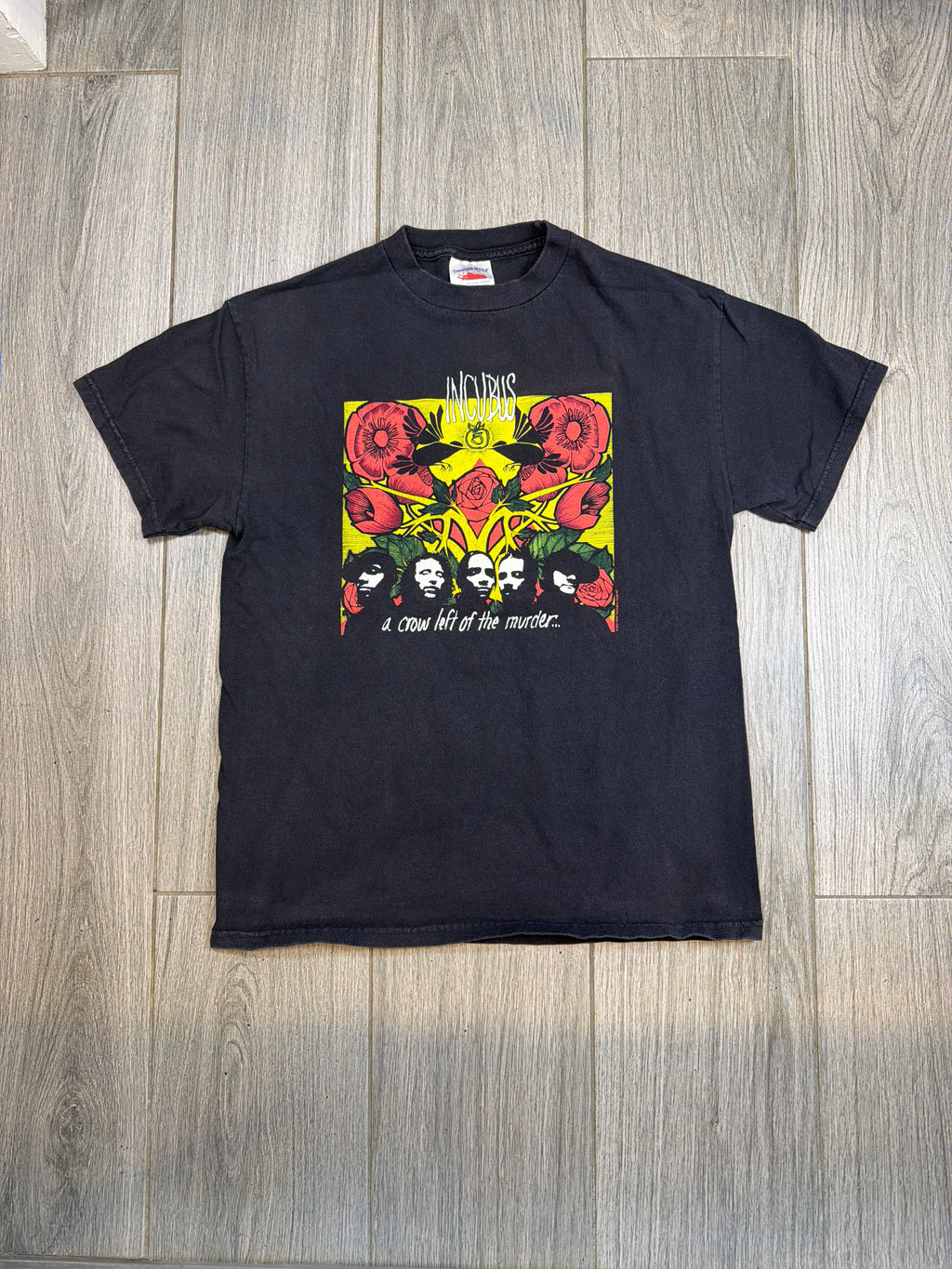 00s Incubus A Crow Left of the Murder Black Tennessee T-Shirt Medium