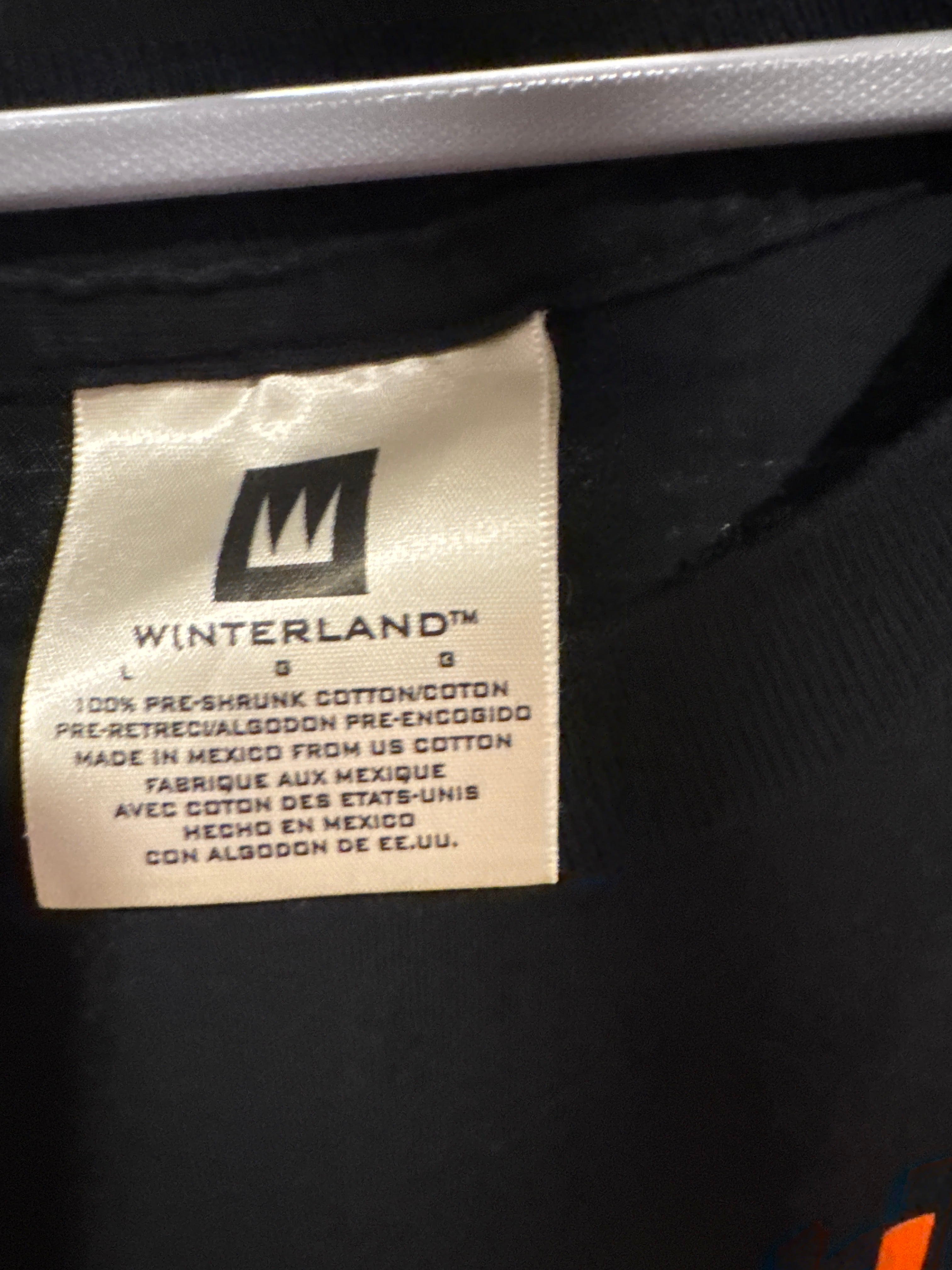 90s Taj Mahal Winterland Black Large T Shirt Graphic