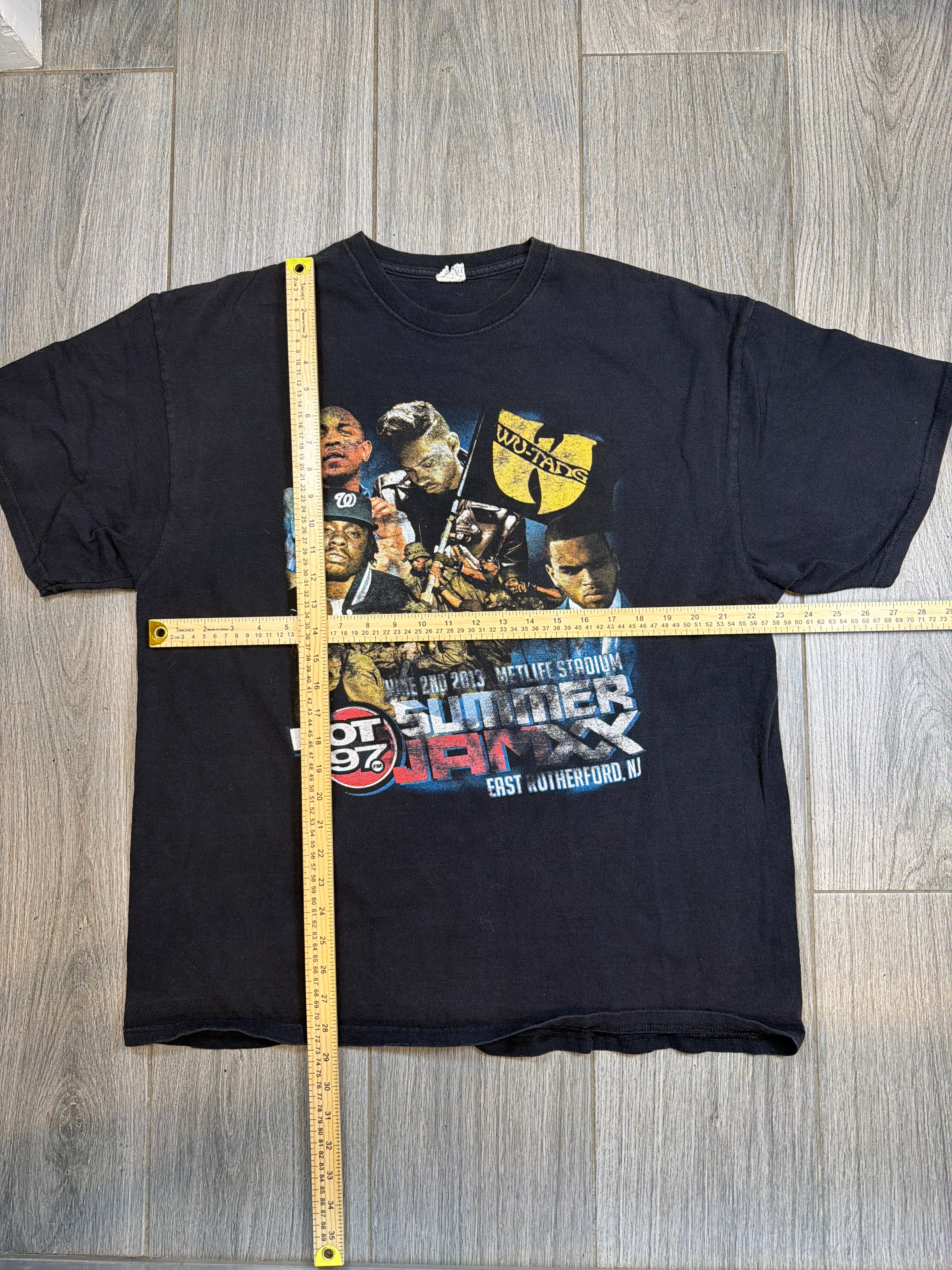 2013 Hot 97 Summer Jam Tour Wu Tang Kendrick Lamar T-Shirt XXL