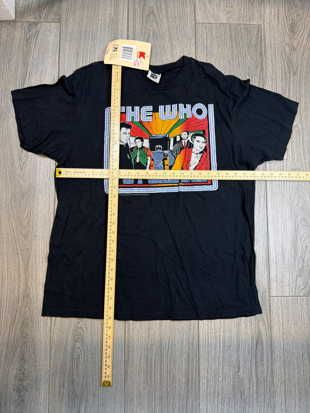 2005 The Who Farewell Concert Tour DEADSTOCK Black T-Shirt Large