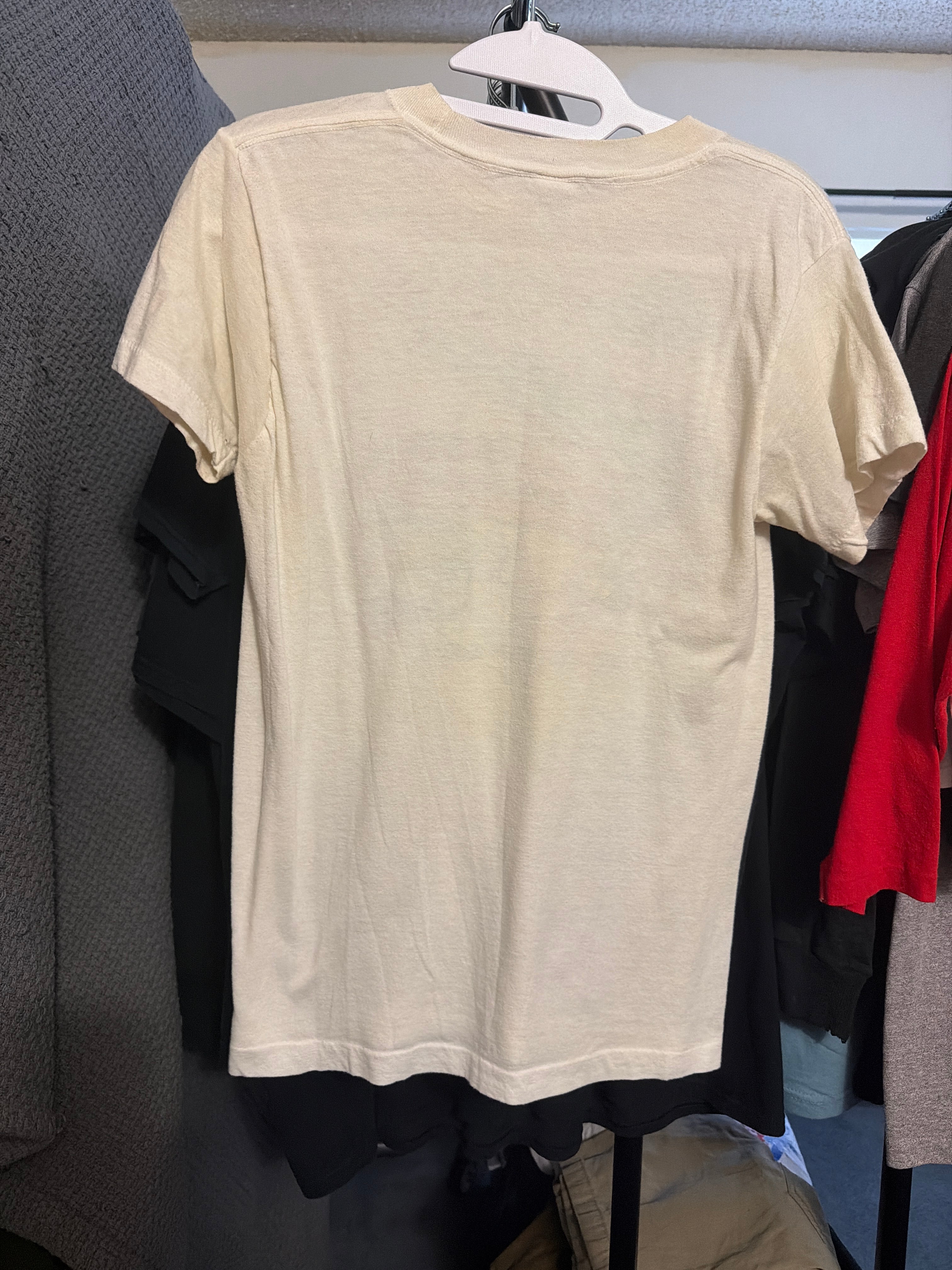 1986 Billy Joel 'The Bridge' Tour Ched Cream T-Shirt Medium