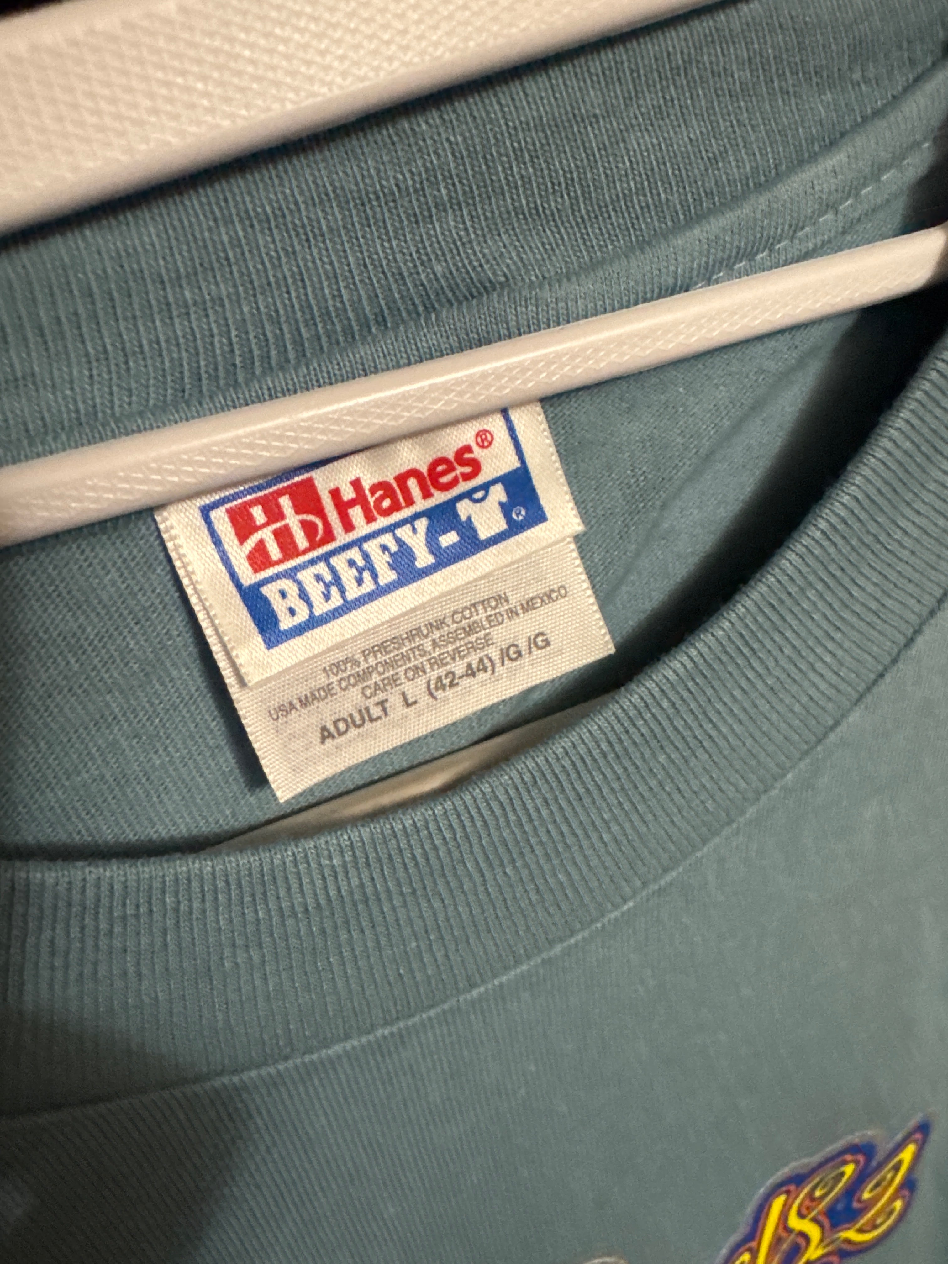 1999 Blink 182 Butterfly Pop Punk Band Blue T Shirt Deadstock