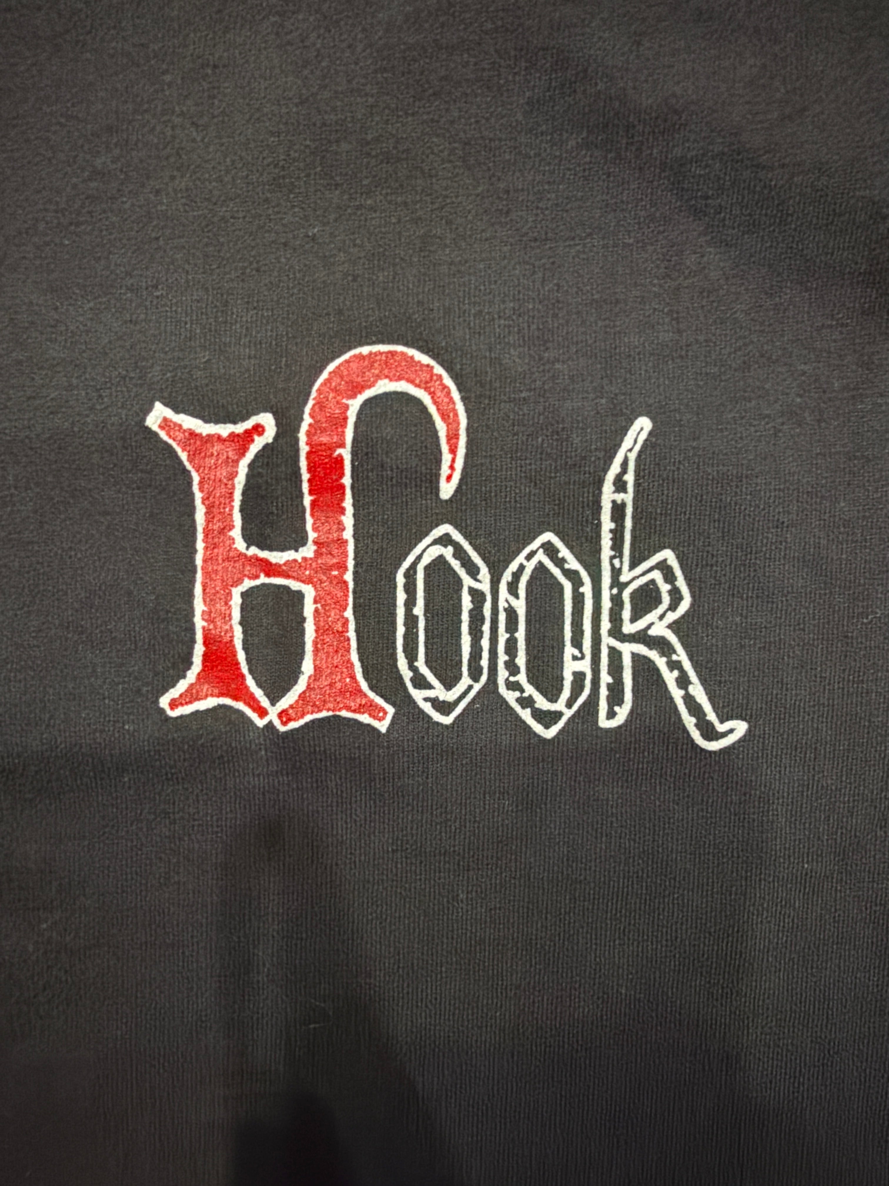 1991 Hook Movie Promo Robin Williams Black T-Shirt Large