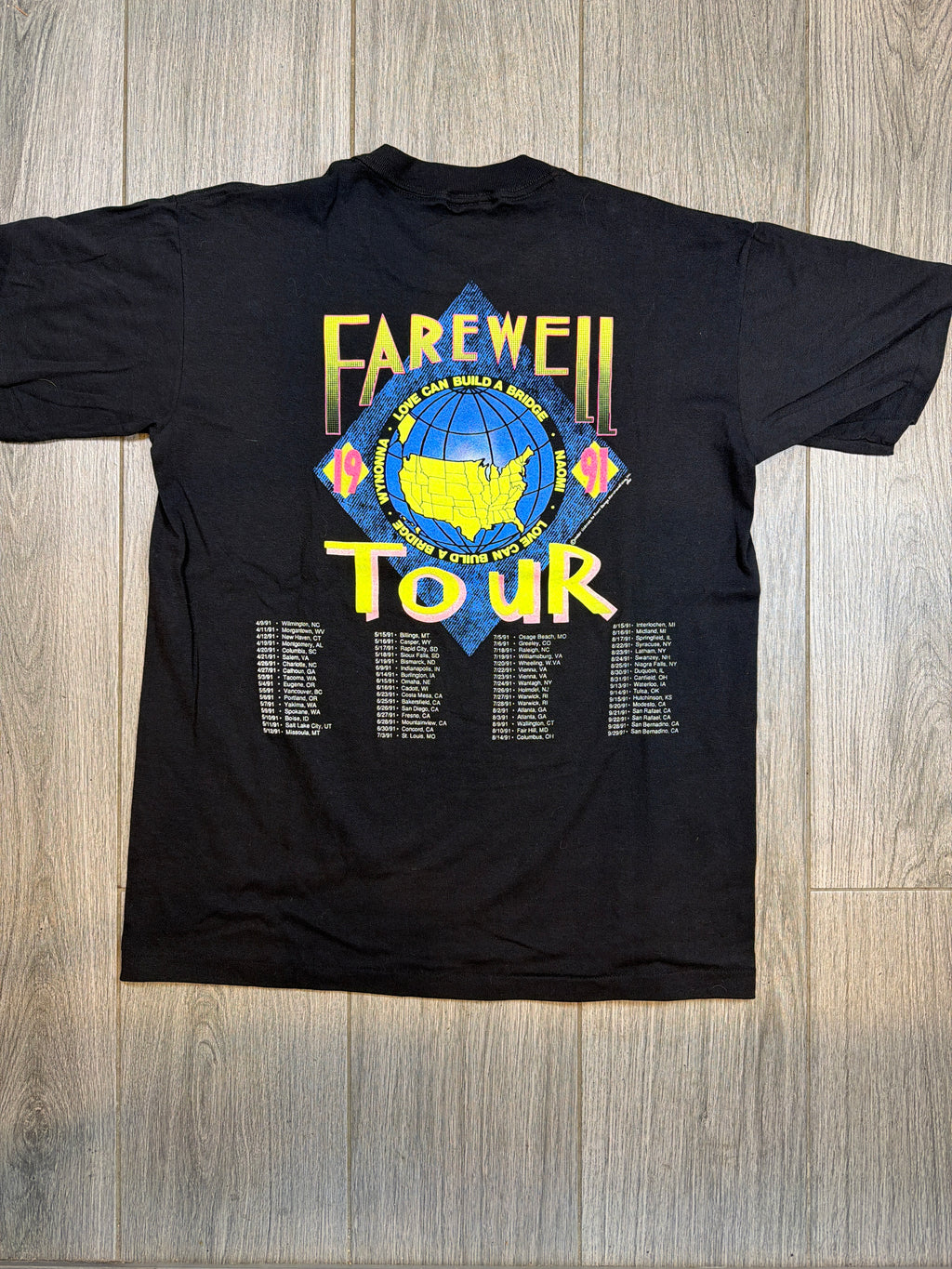 1990 The Judds 'Farewell Tour' T-Shirt Large