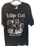 Leftover Crack Film Cops Black Punk Shirt Xl