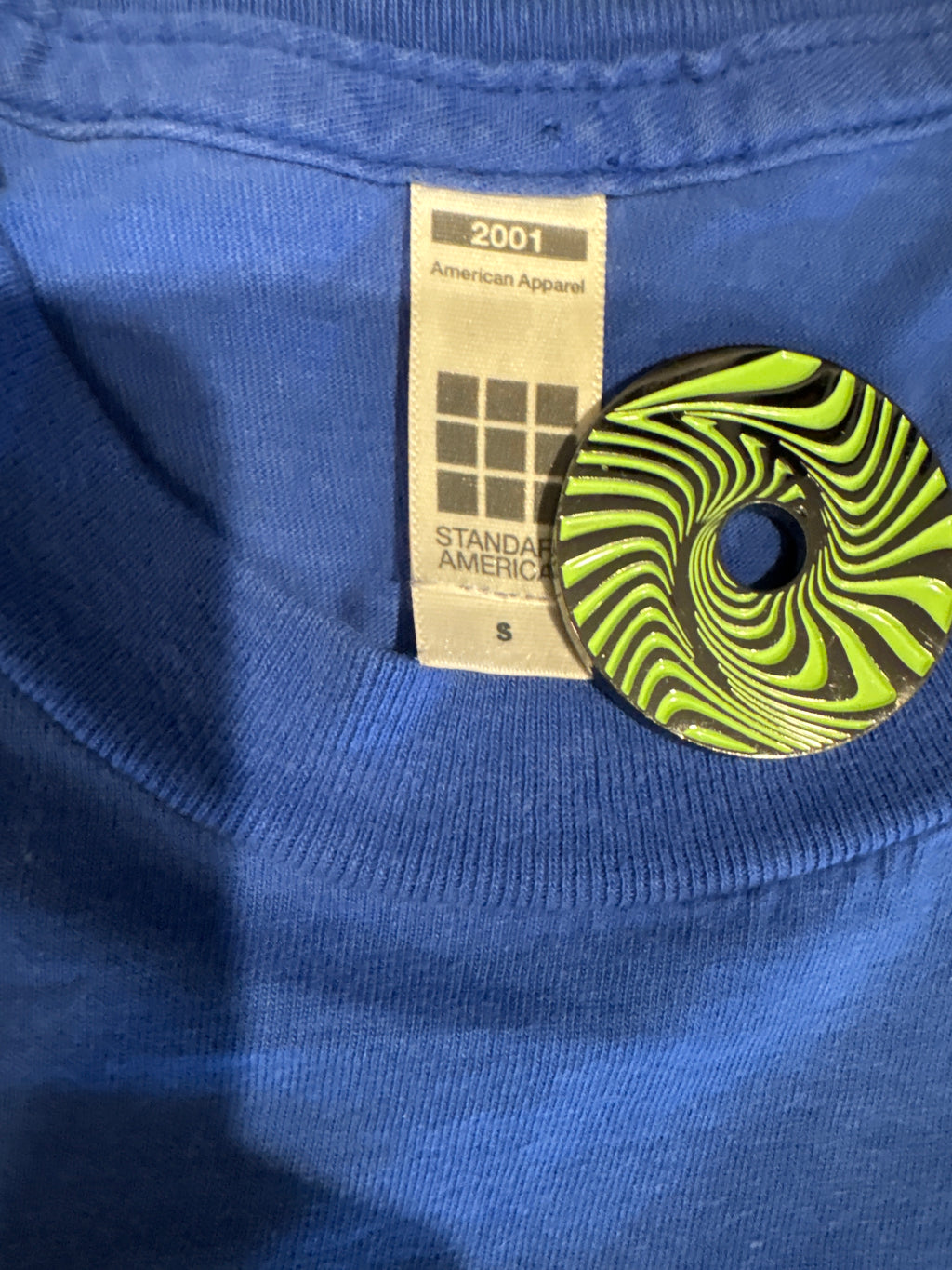 Death Cab For Cutie 2001 Seattle American Apparel Blue T-Shirt Small