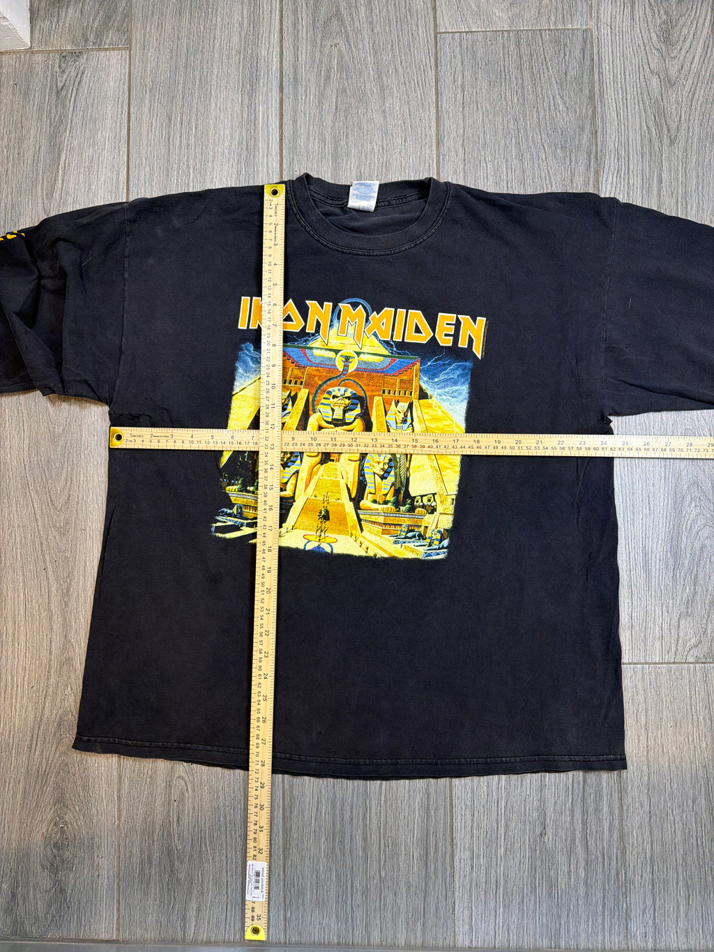 2004 Iron Maiden Power Slave Long Sleeve Black T-Shirt
