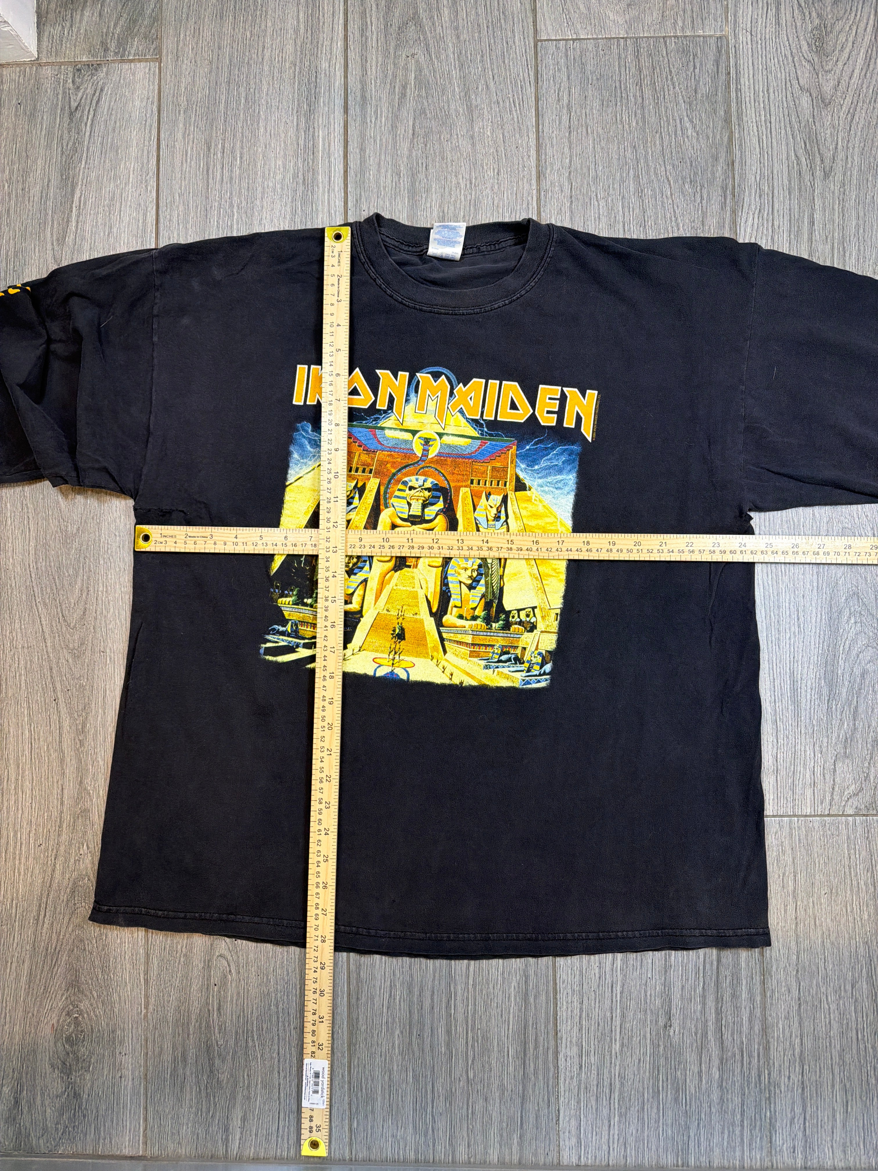 2004 Iron Maiden Power Slave Long Sleeve Black T-Shirt