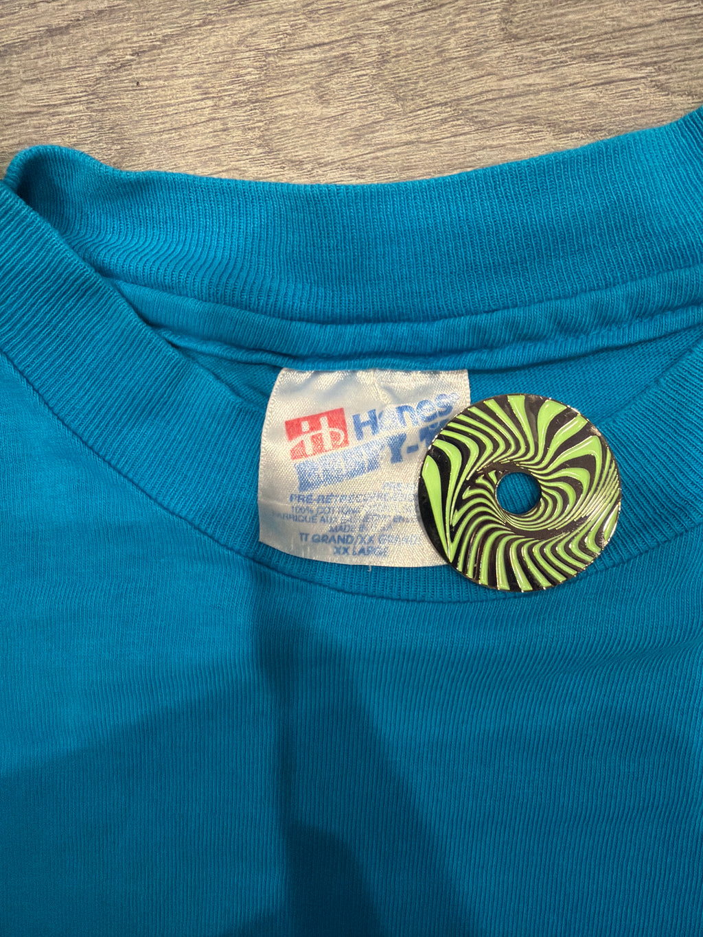 90s Gecko Hawaii Bottle Cap Coors Beer Parody Blue T-Shirt 2X