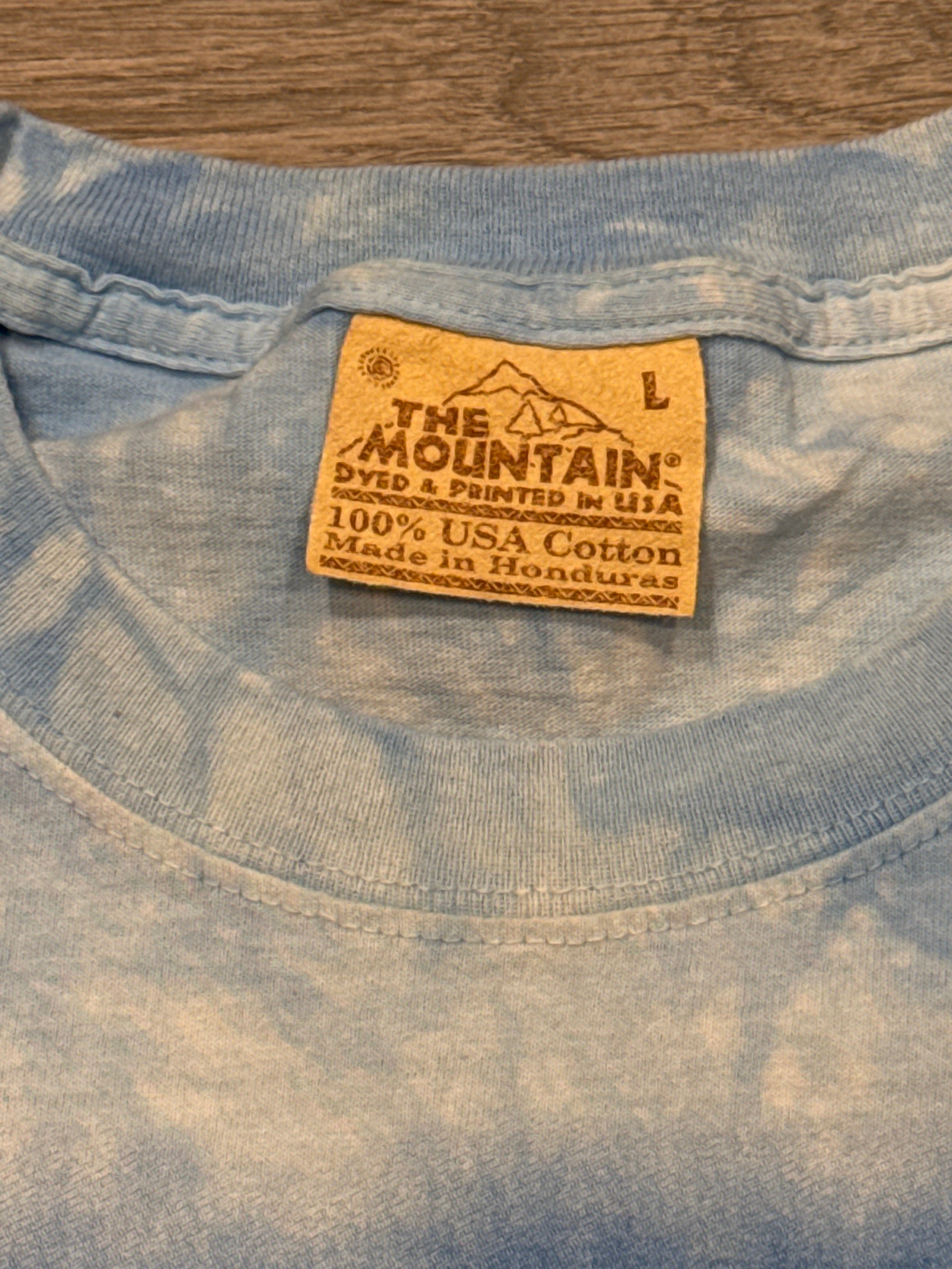 2003 The Mountain Penguins Blue Tie-Dye USA Jan Henderson T-Shirt XL