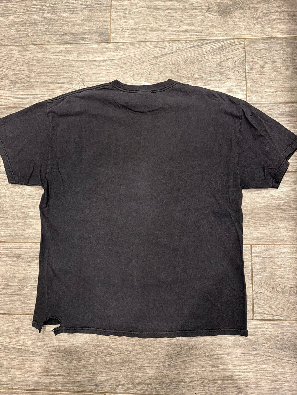 00s Slipknot Thrashed Blue Band Faces Tennessee River XL T-Shirt