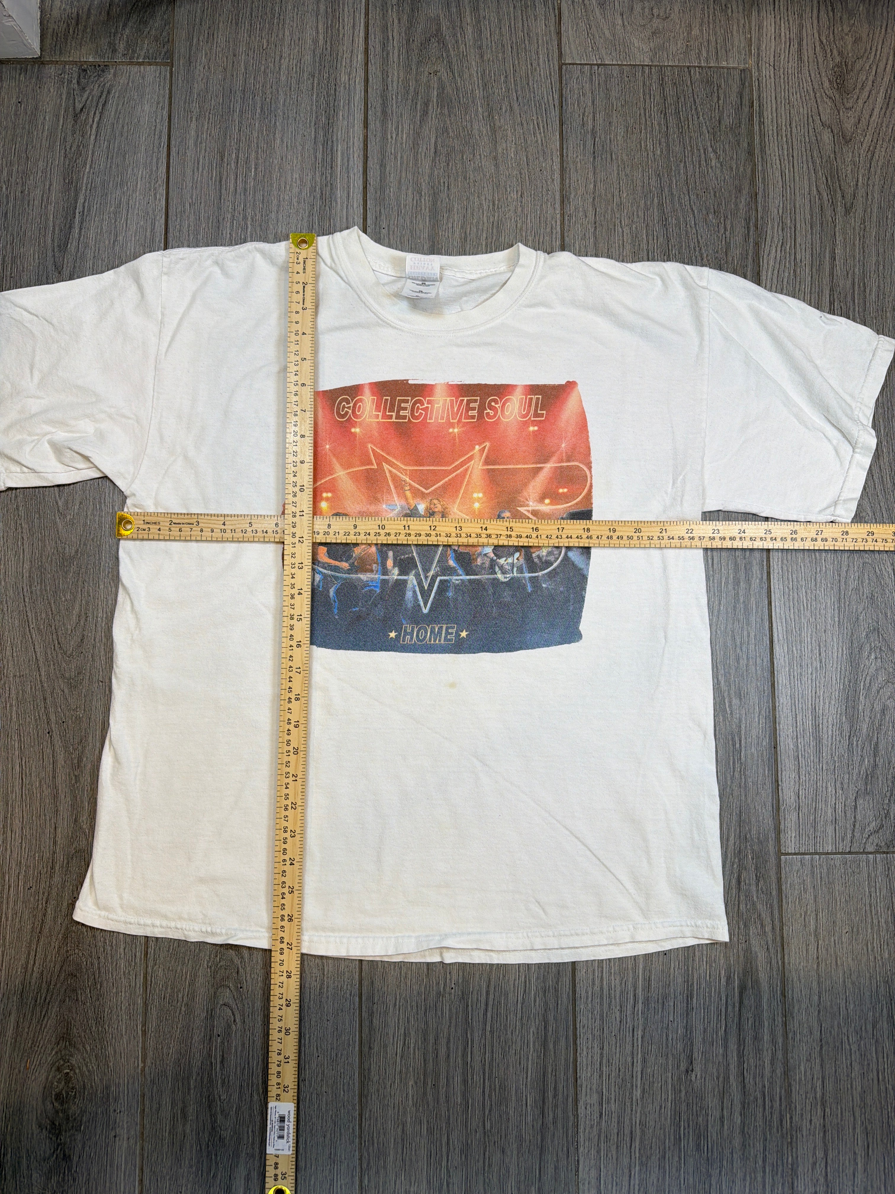 90s Collective Soul Home White Gildan T-Shirt XL