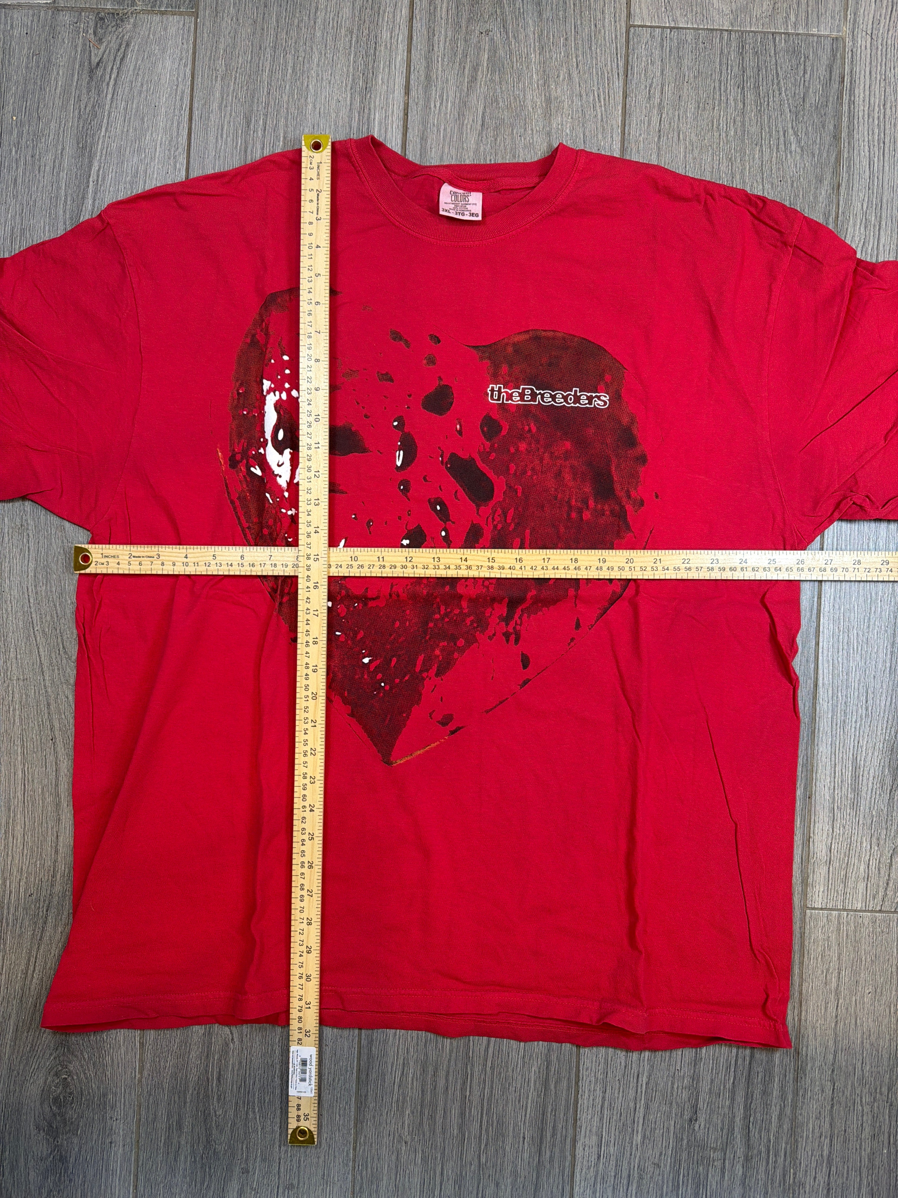 Modern Rare Breeders Last Splash Strawberry Red Pixies T-Shirt 3XL