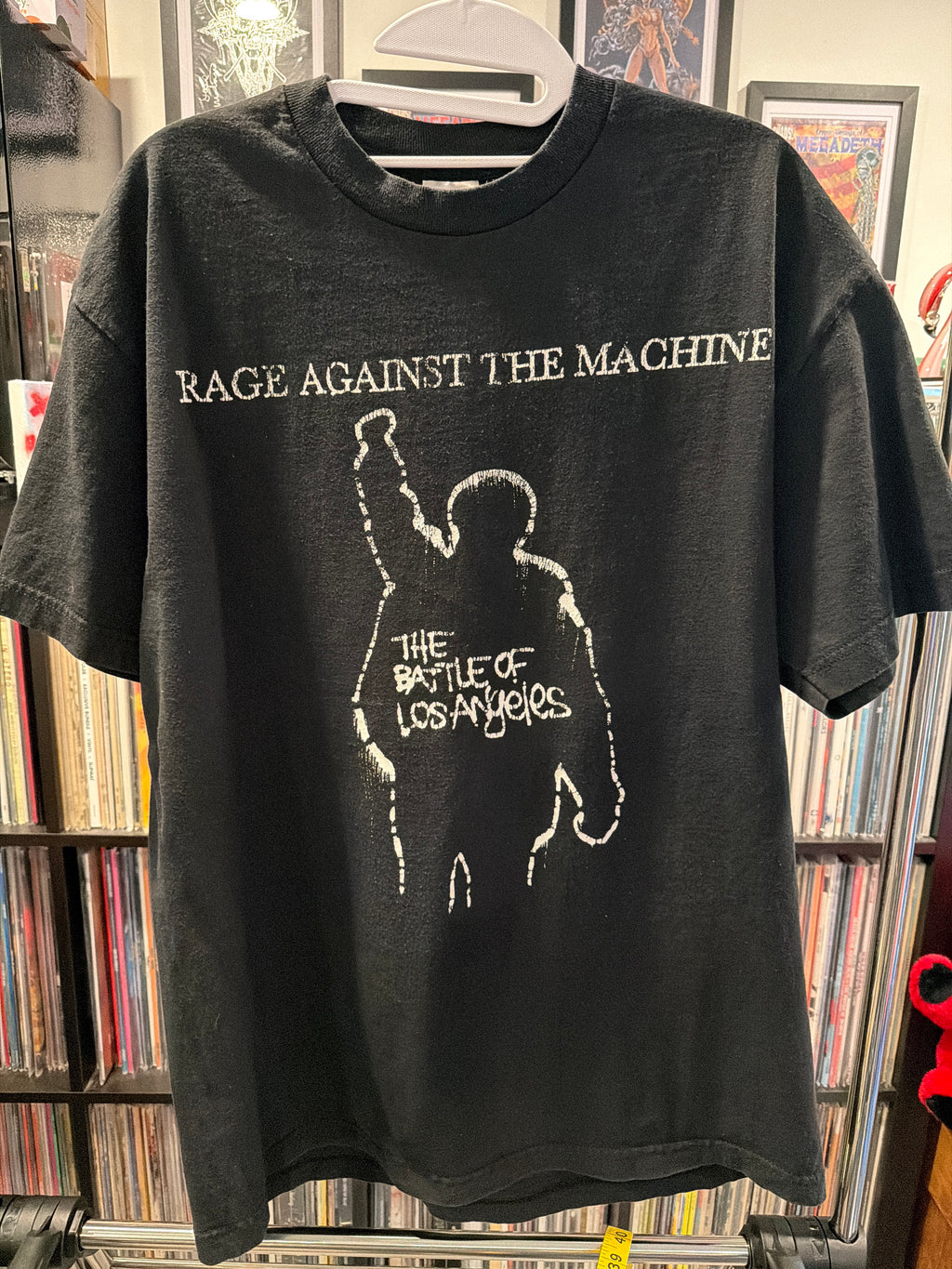 1999 Rage Against The Machine Battle Los Angeles Tour L Black T Shirt
