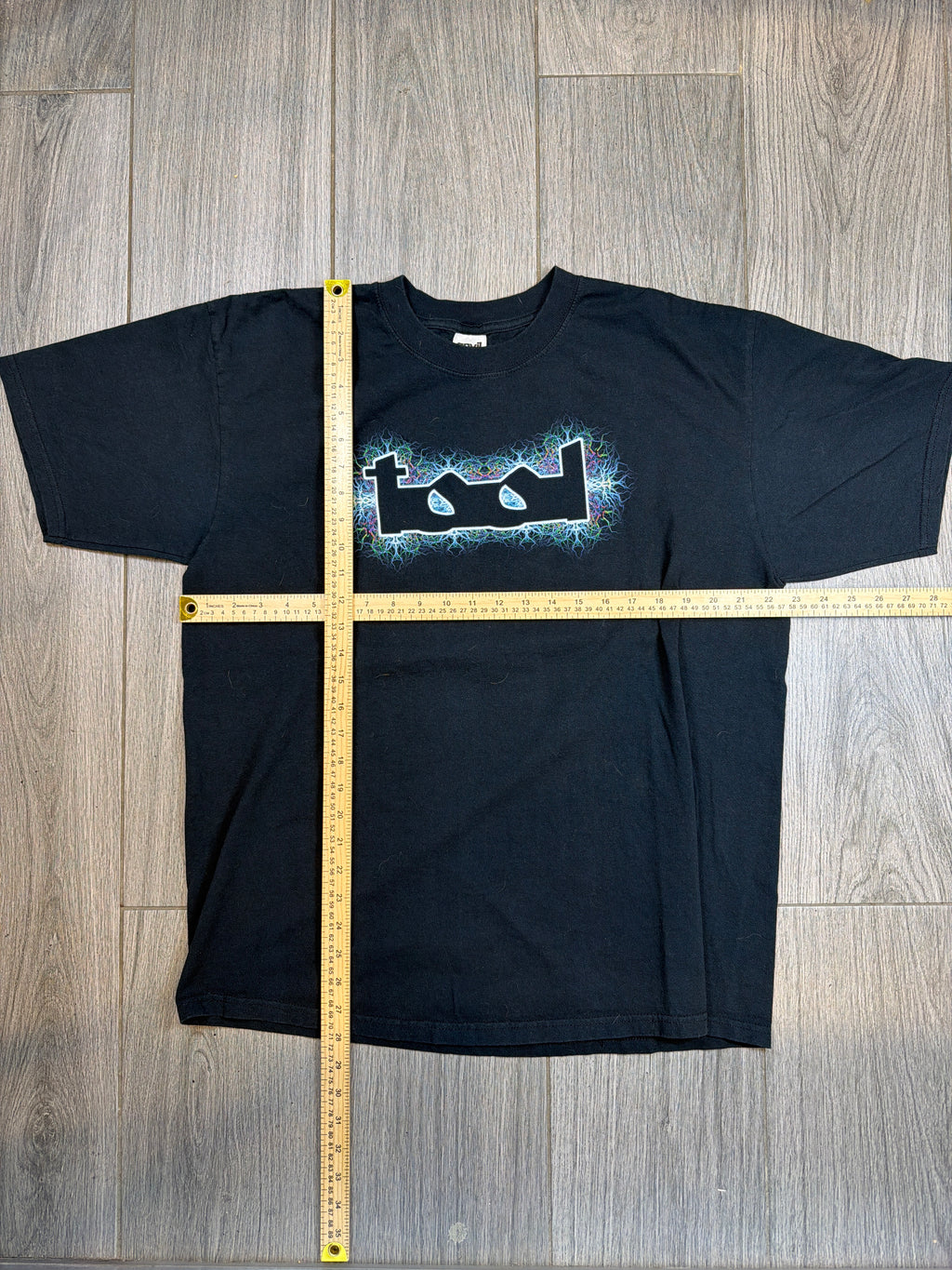 2001 Tool Band Alex Grey Art Metal Music Black T-Shirt XL