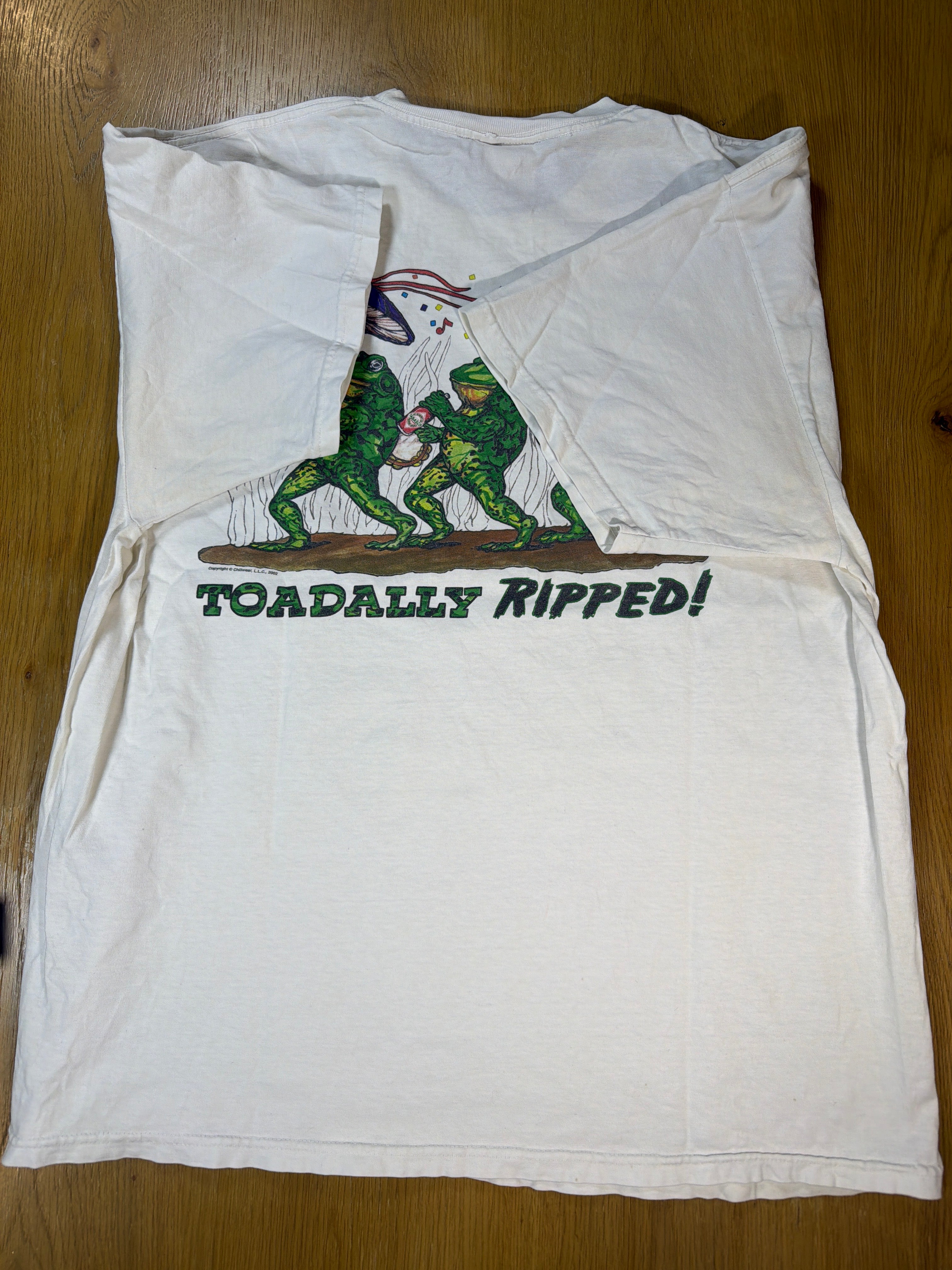 Tabasco Toadally Ripped Promo Jazz Mushroom Drug T-Shirt L/XL