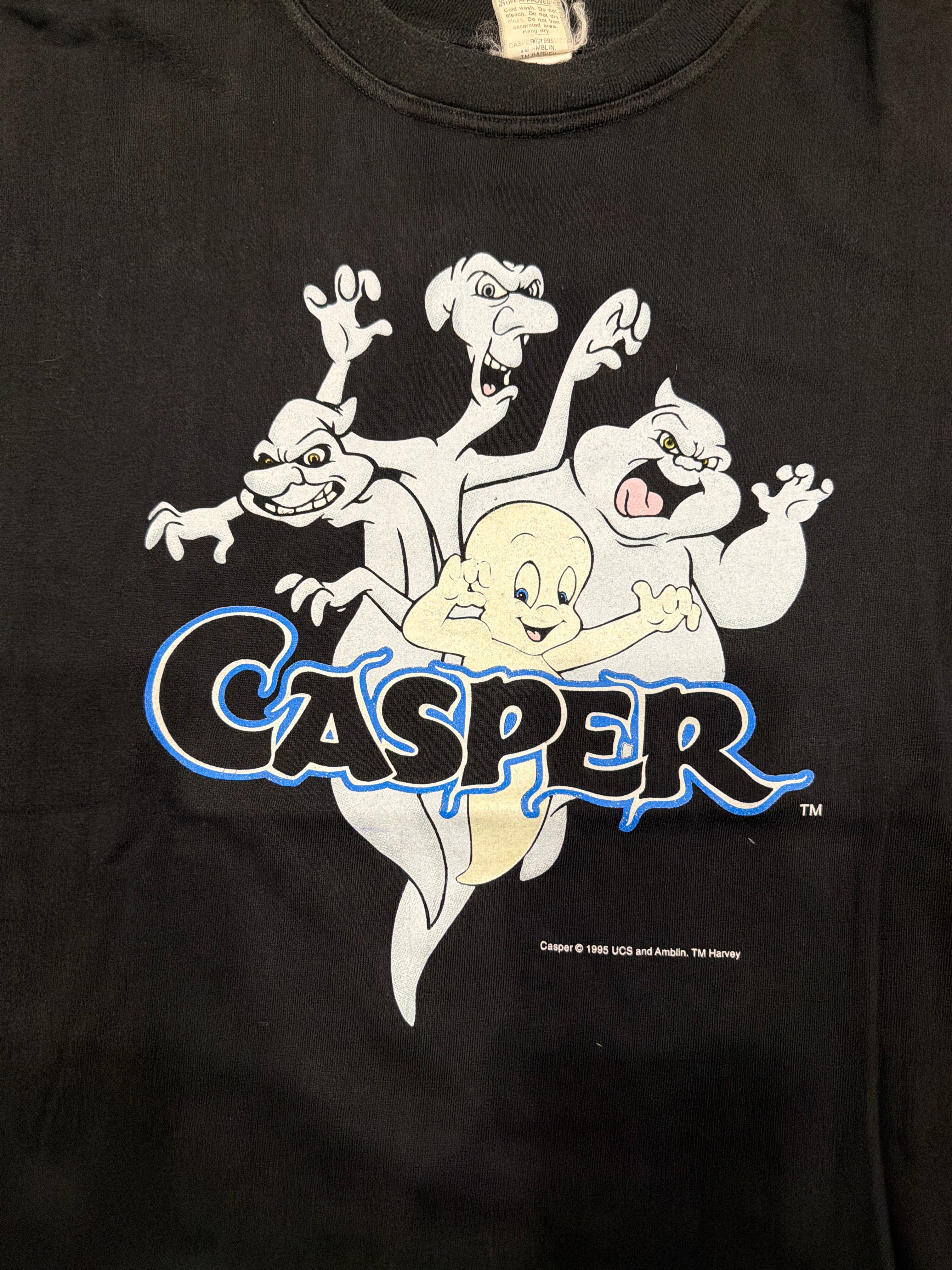1995 Casper and Uncles Glow In The Dark Large Single Stitch T-Shirt