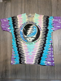 1993 Grateful Dead Summer Tour Liquid Blue Tie Dye T-Shirt XL