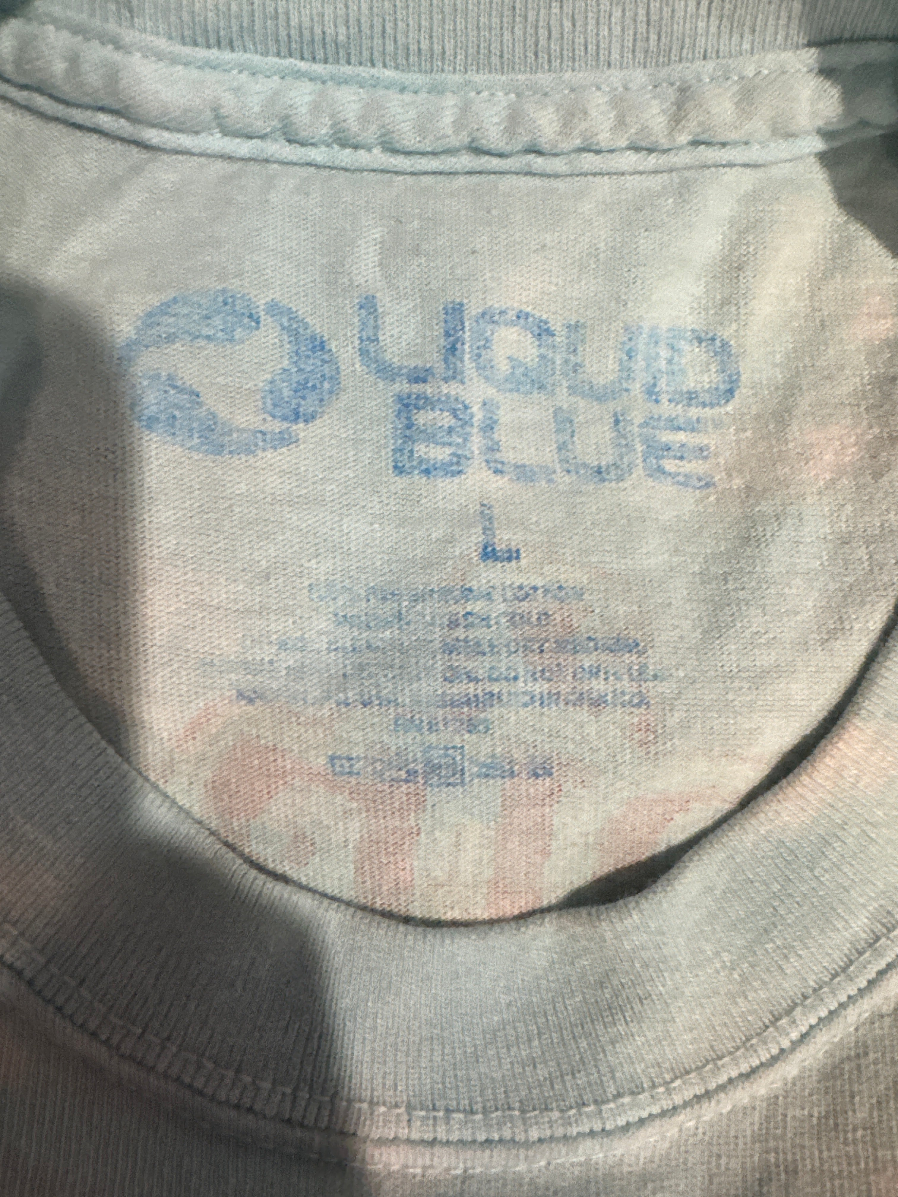 2006 Grateful Dead Inspiration Tie Dye Liquid Blue T-Shirt Large