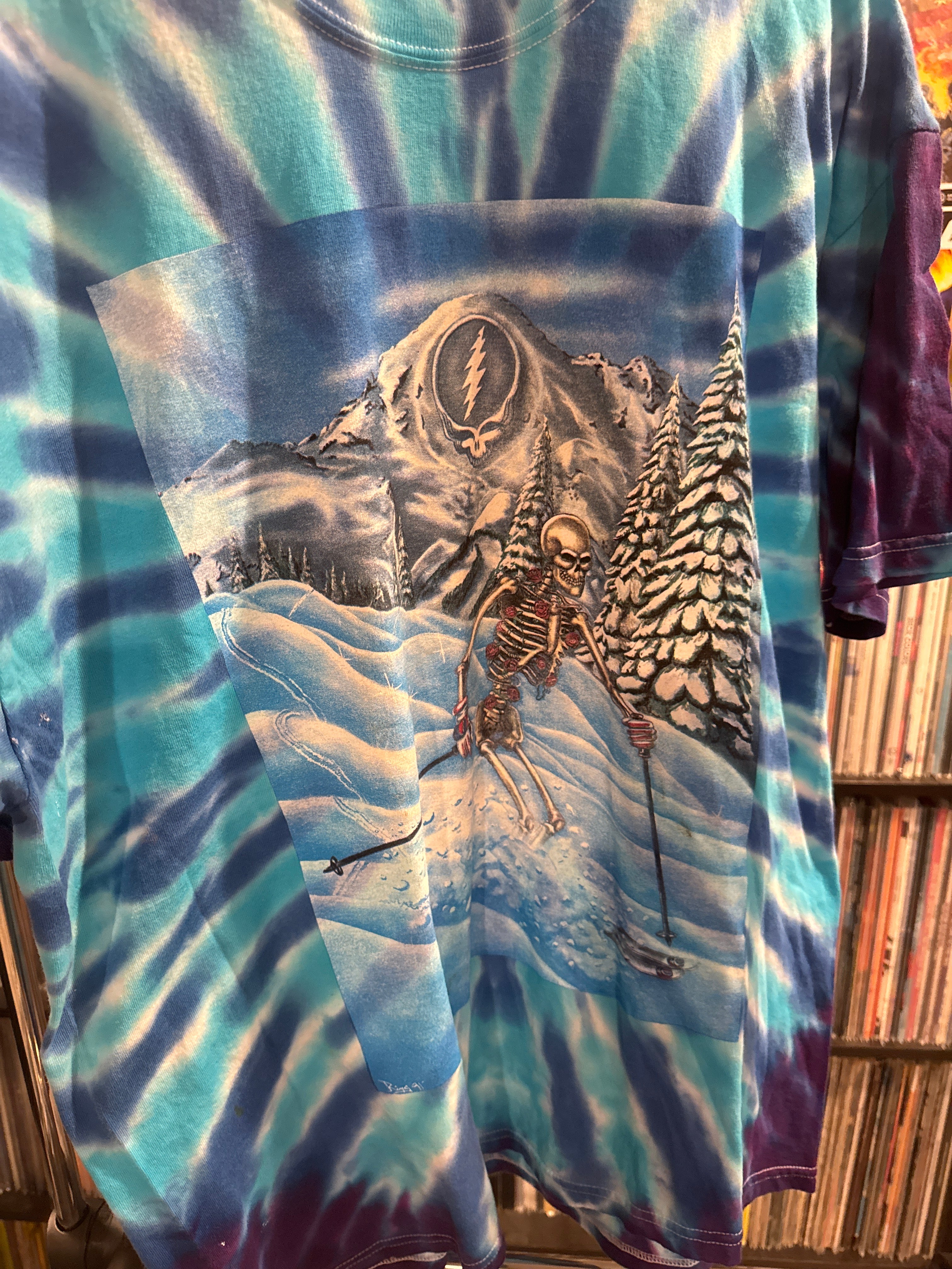 90s Grateful Dead Ski Snow Mountain Gildan XL Band List