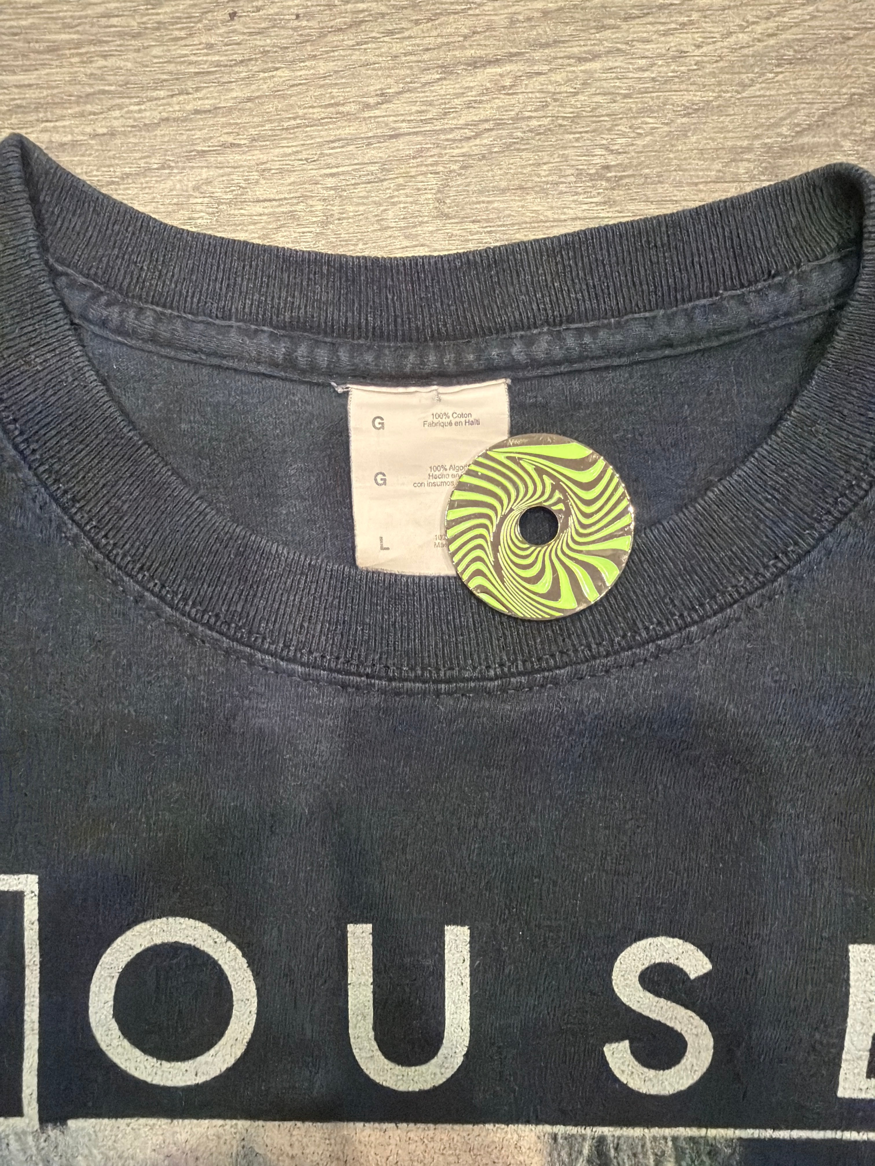 00s Dr House TV Show Promo Black T-Shirt Hugh Laurie Large