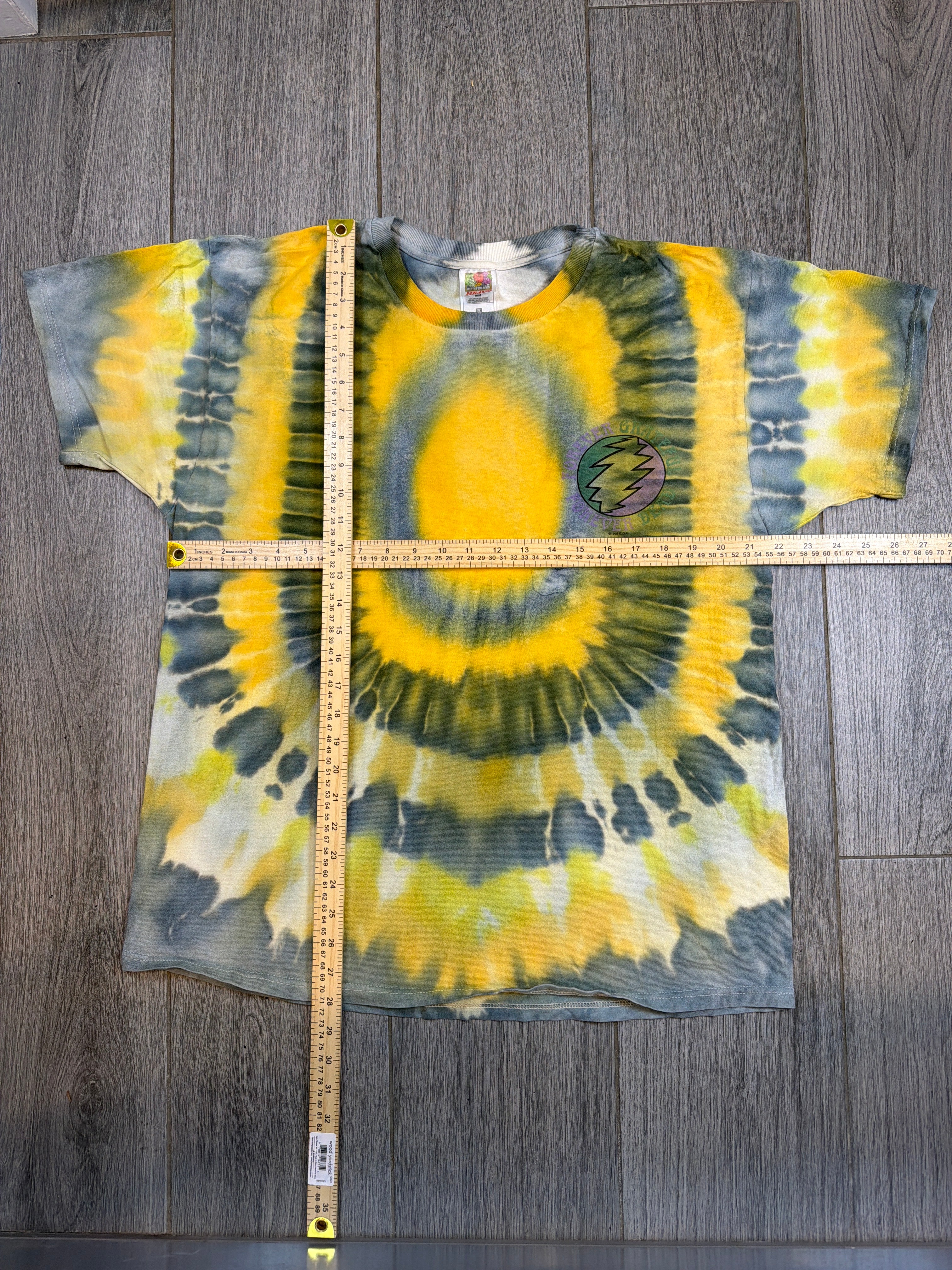 1997 Grateful Dead Jerry Garcia Licensed FOTL Tie Dye T-Shirt XL