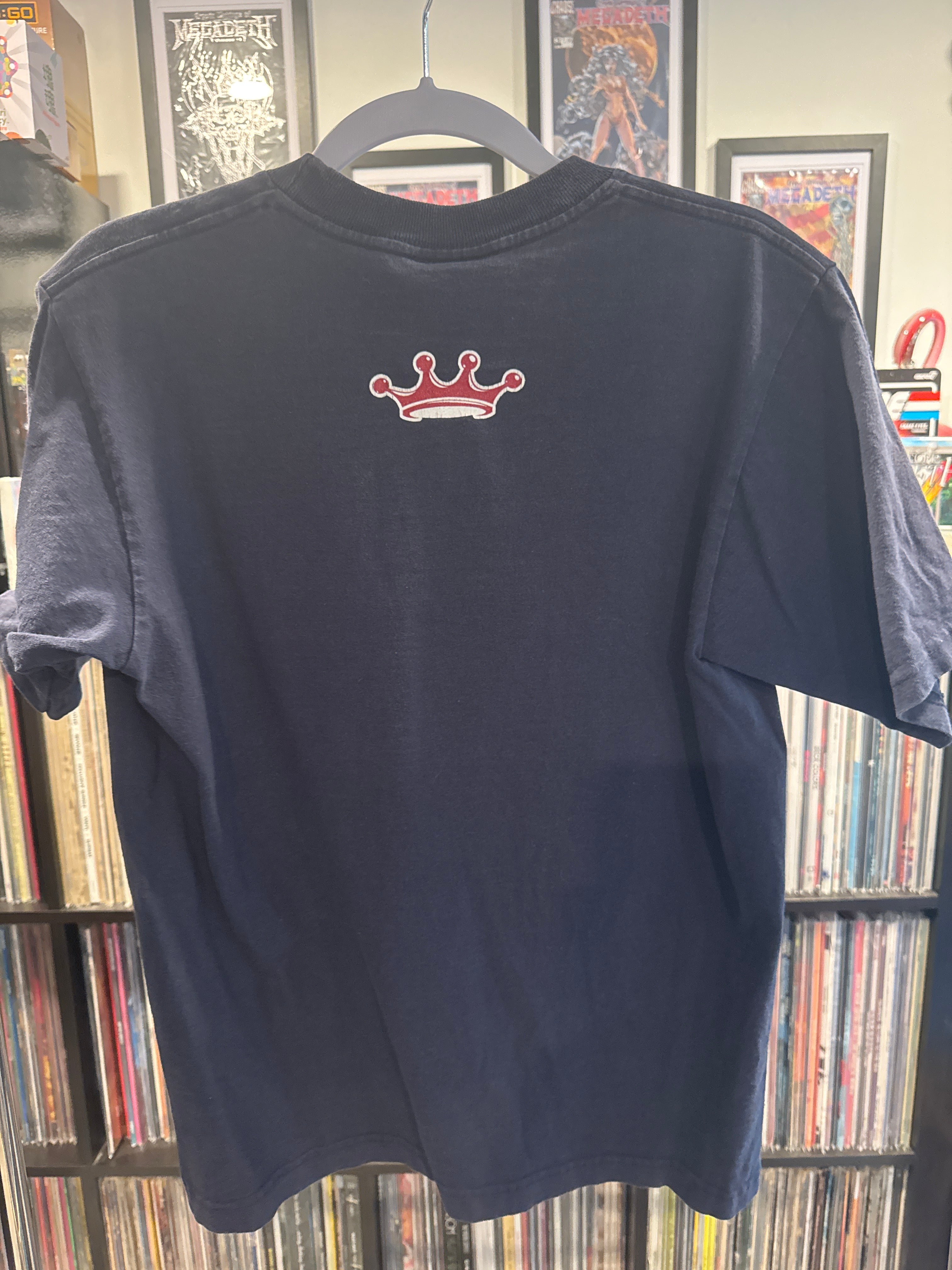 JNCO Red Glitter Crown Large Blue Fits Smaller