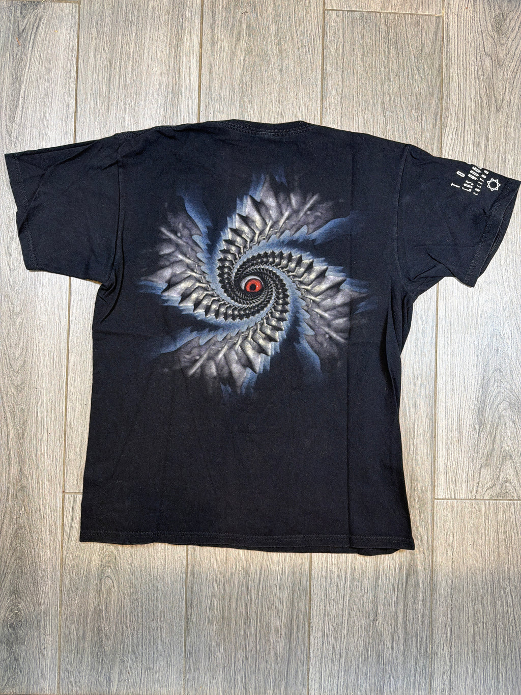 00s Tool Los Angeles Metal Band Black T-Shirt Large