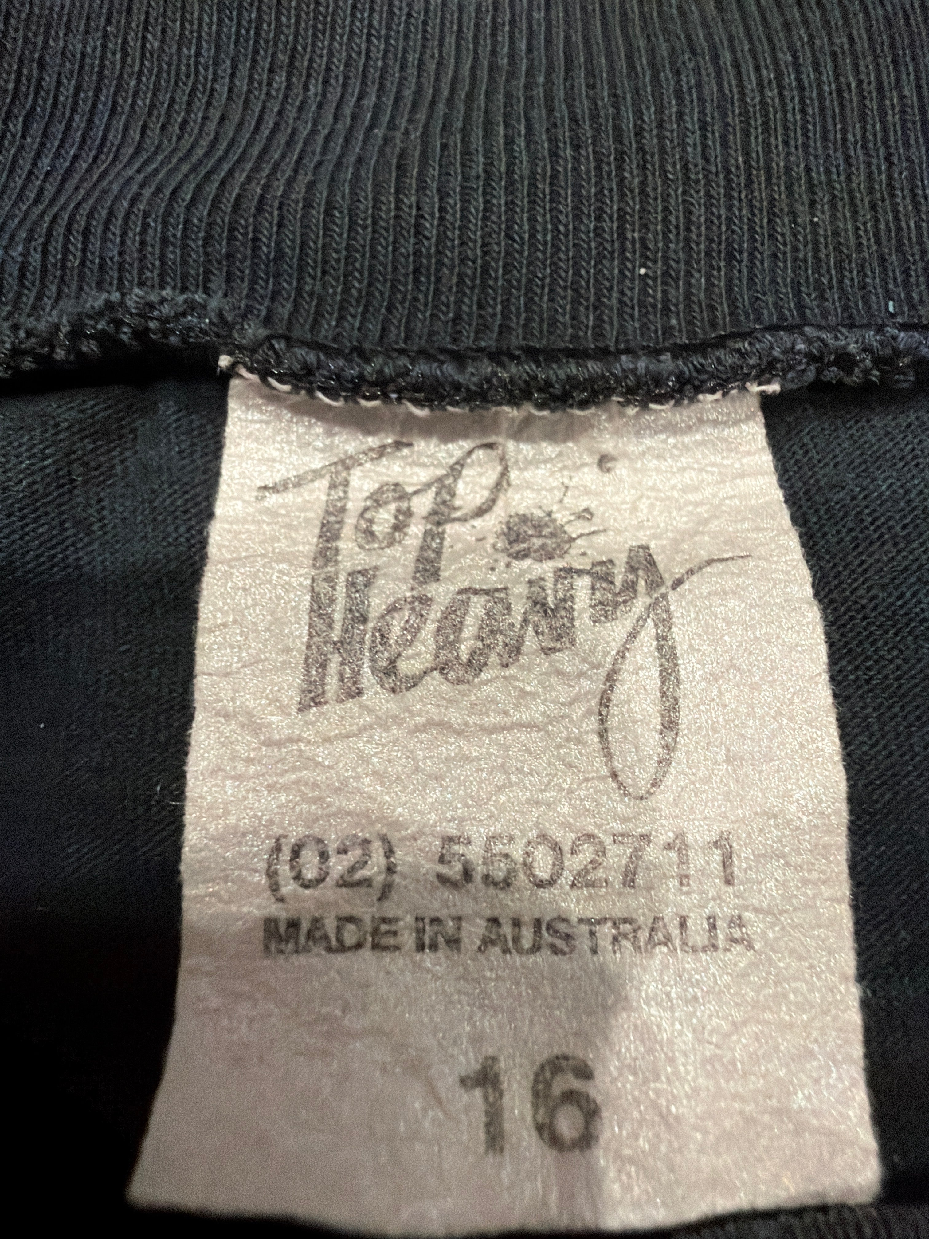 80s Freddy Kruger Suck Face Double Sided Black T-Shirt Medium