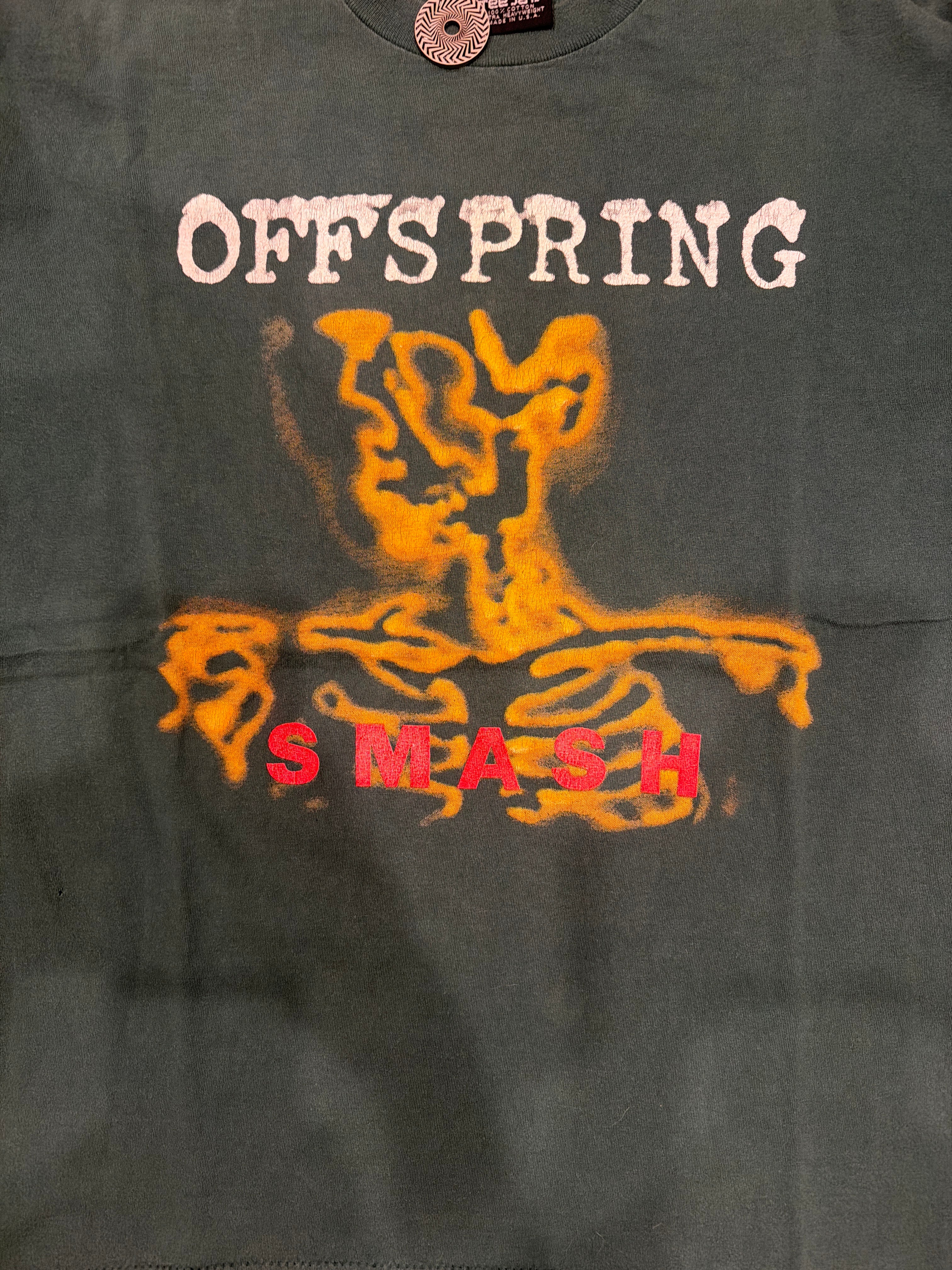 1996 The Offspring Smash Single Stitched Album Promo Band T-Shirt XL
