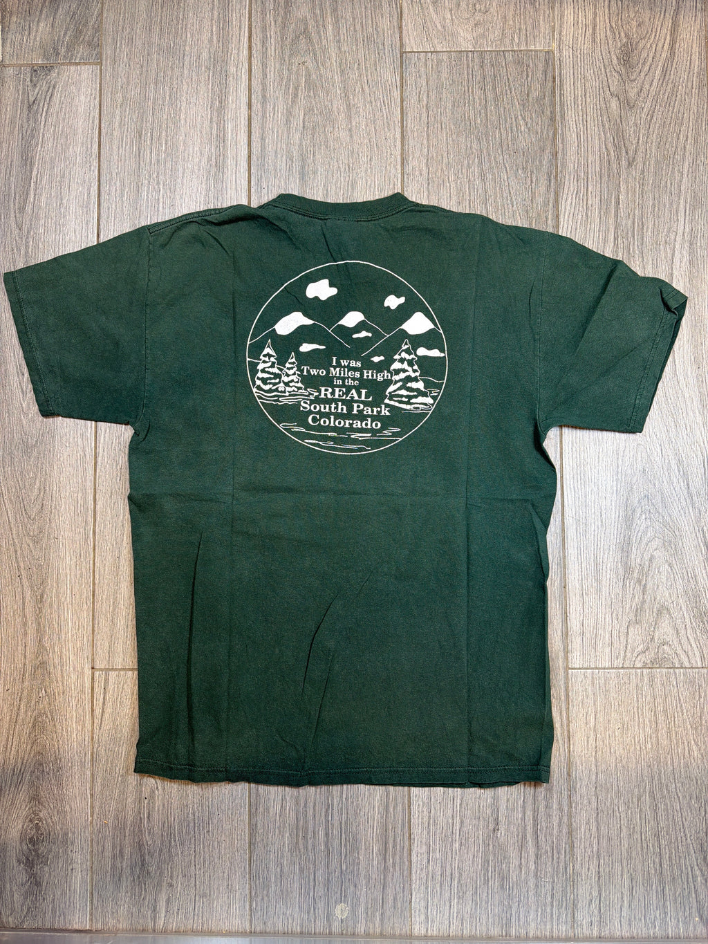 90s South Park Parody Colorado Green T-Shirt Large