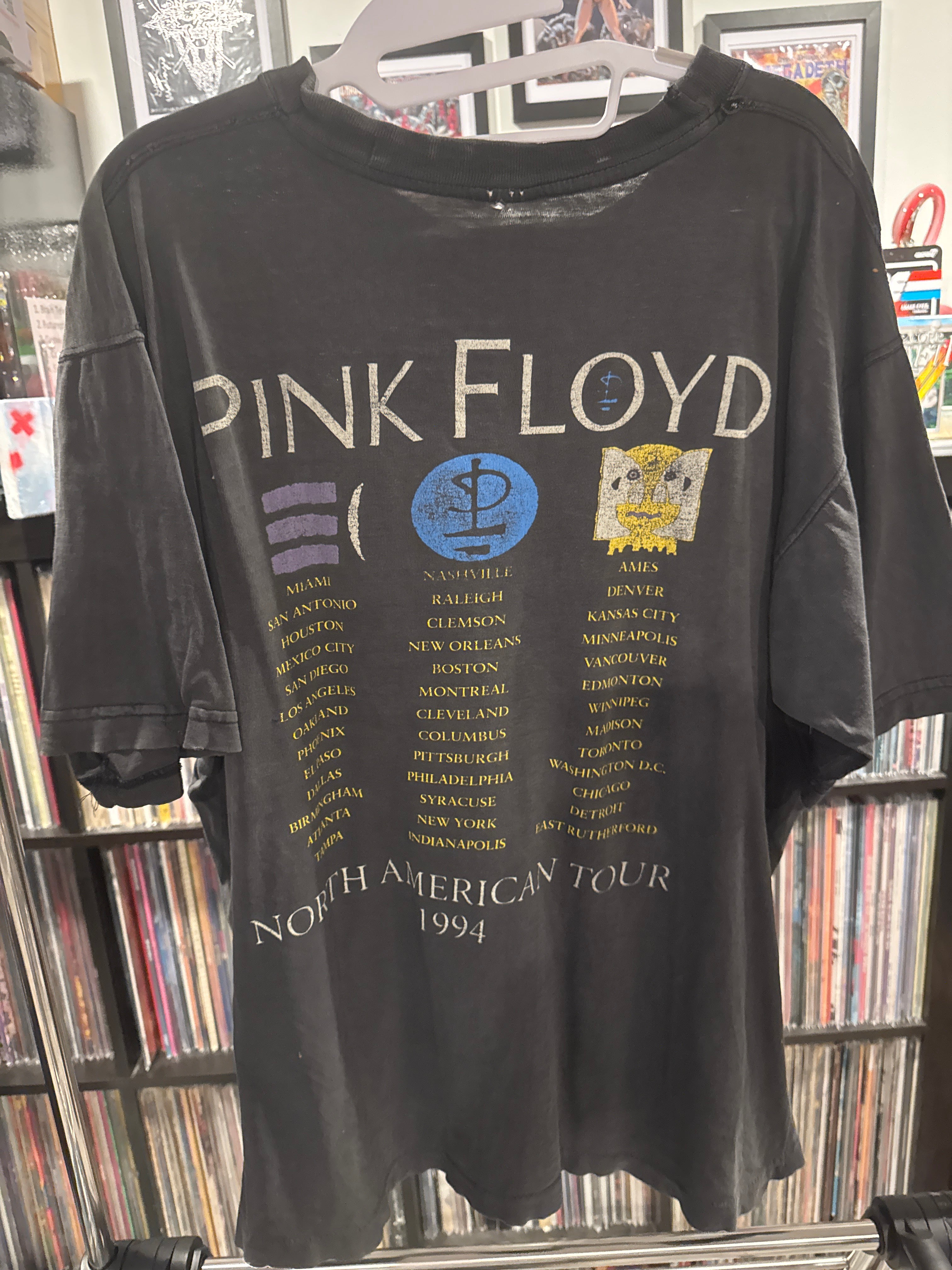 1994 Pink Floyd Division Bell American Tour Light Distress Faded
