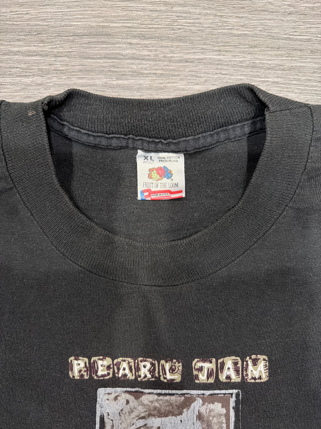 1993 Pearl Jam Reject Tour Band Black FOTL M/L