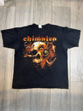 00s Chimaira Resurrection Anvil Black T-Shirt Large