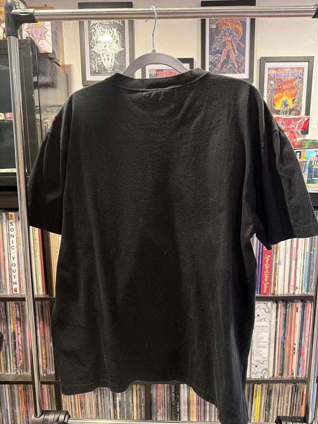 90s Reebok Shaq Stay Ahead of the Game Black T Shirt