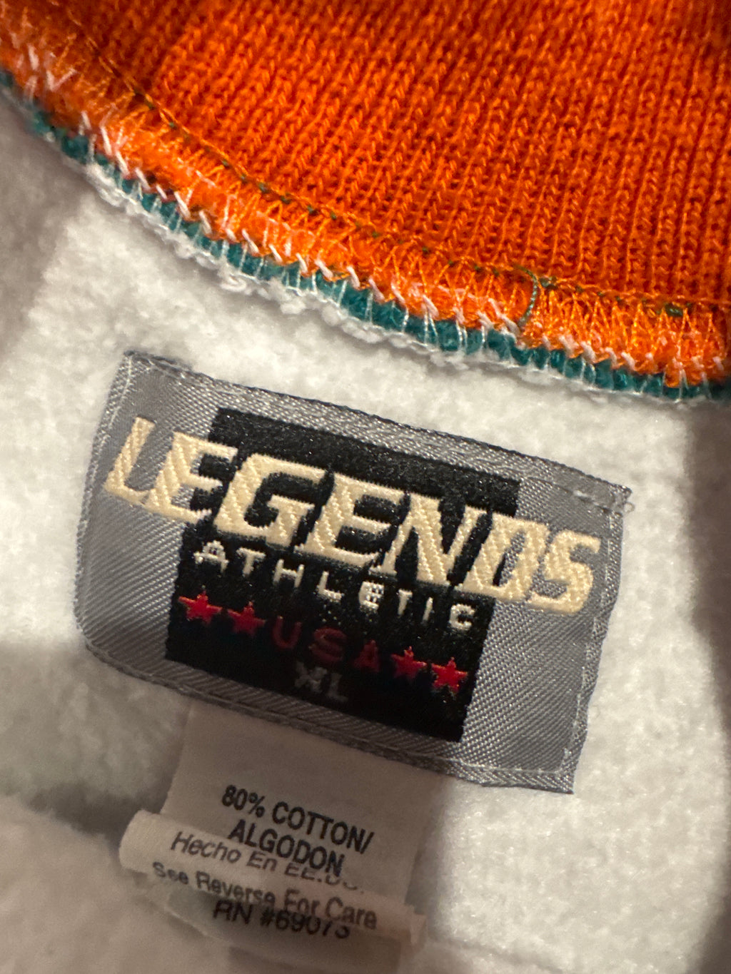 Miami Dolphins Spellout 90s Crewneck Sweater XL