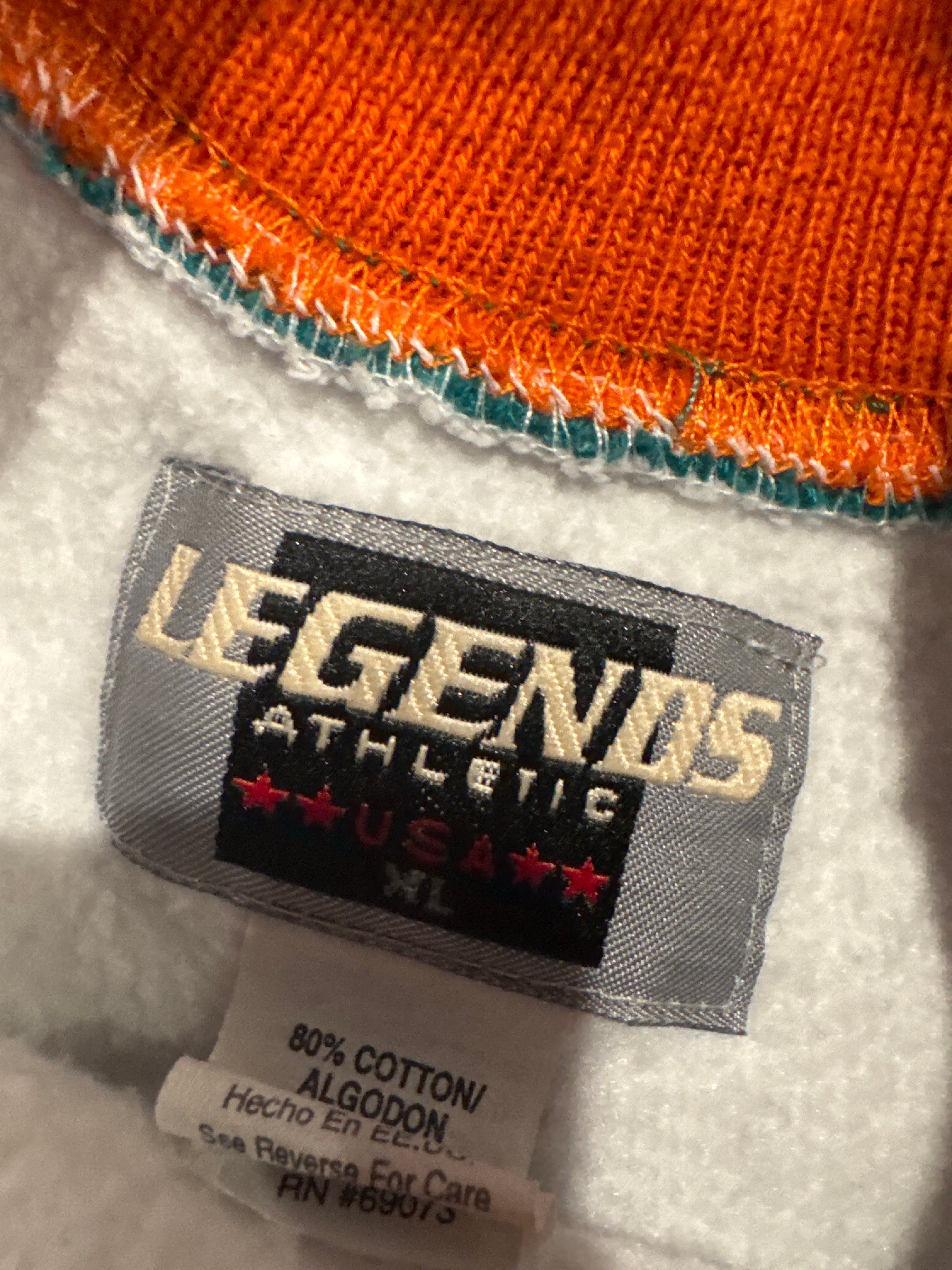 Miami Dolphins Spellout 90s Crewneck Sweater XL