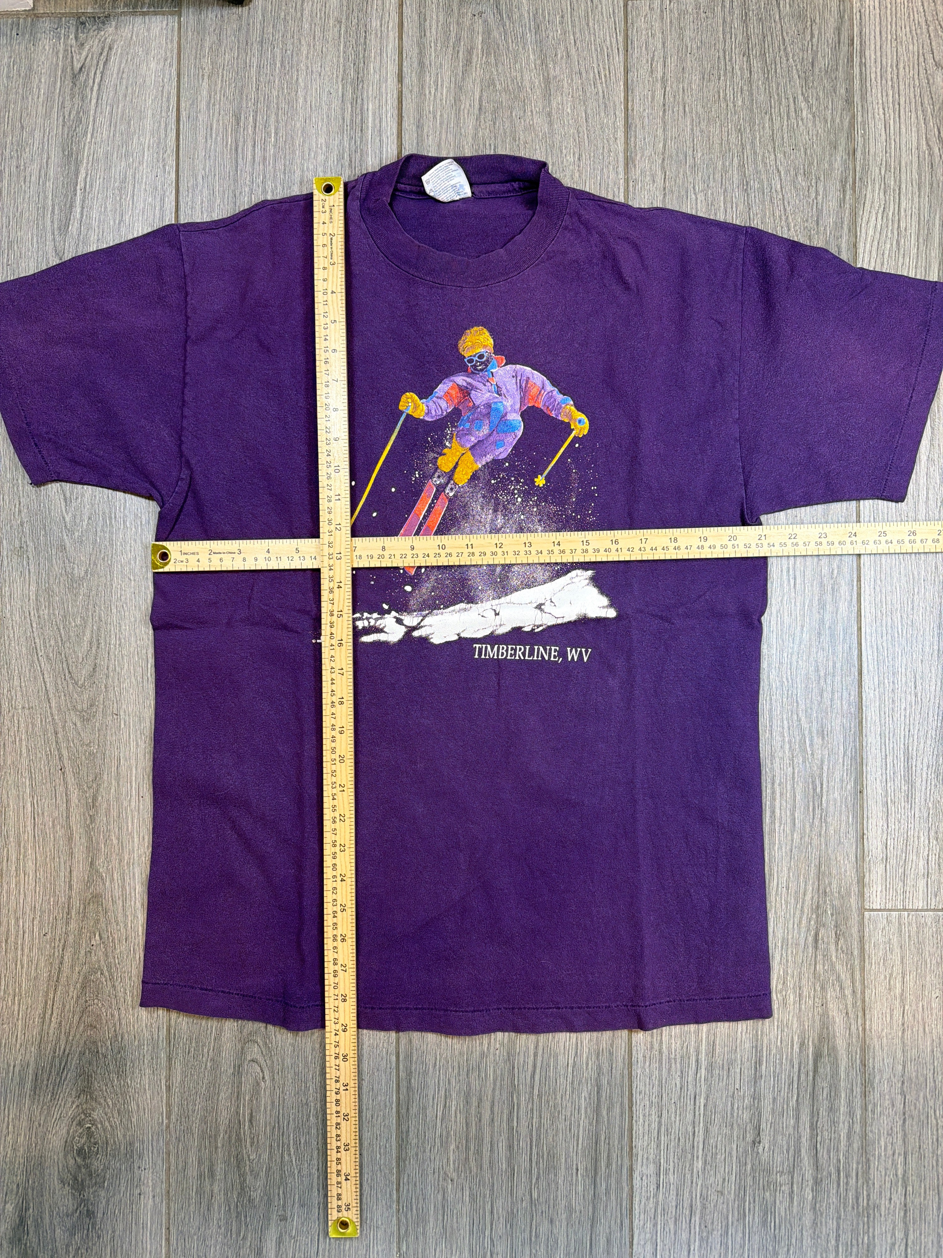 Timberline Skiing 90s AOP T-Shirt Large