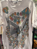 1993 Grateful Dead MC Escher Liquid Blue L White Rare