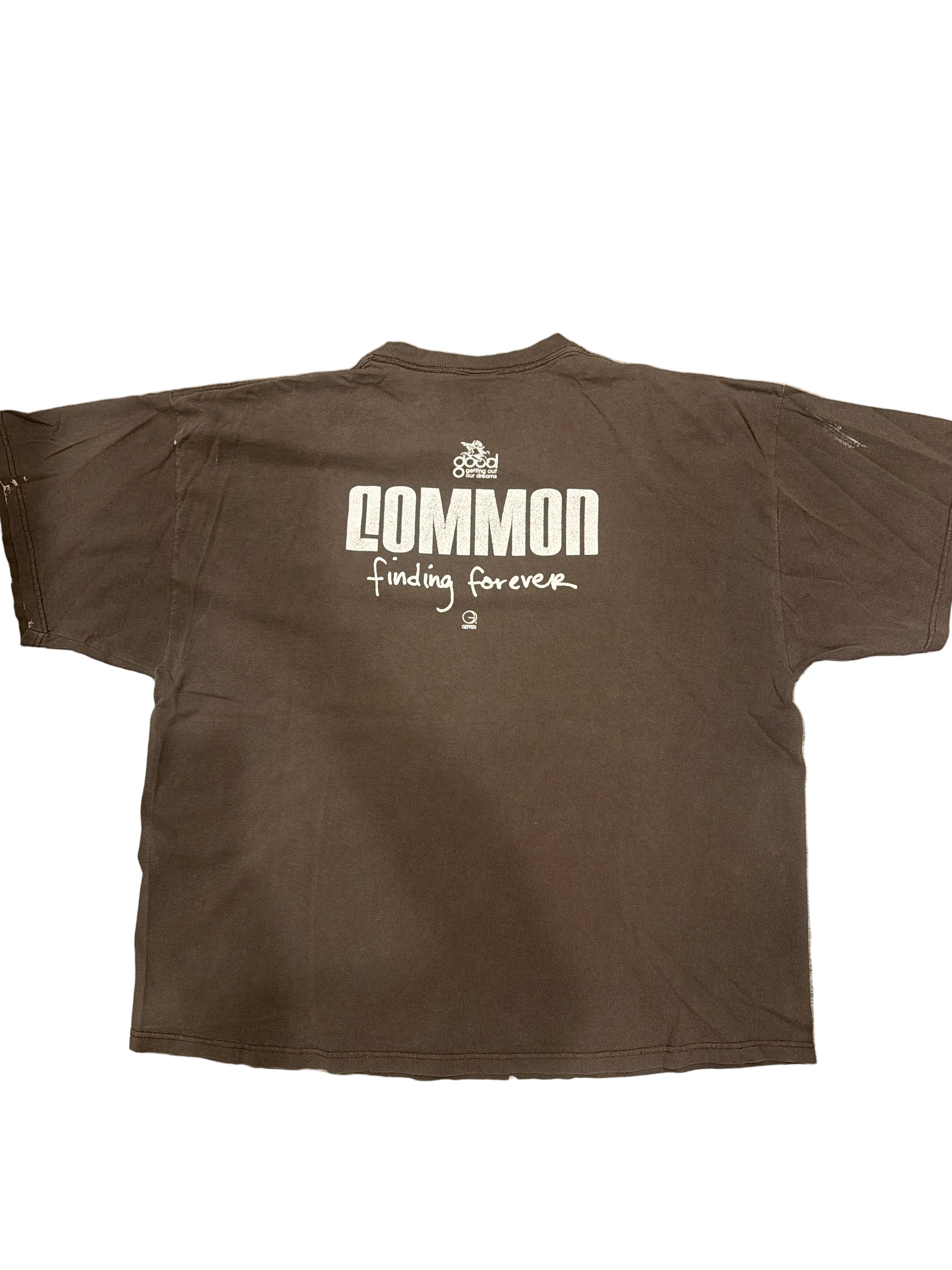 00s Common Finding Forever Hip Hop Rap Worn Faded T-Shirt 2X