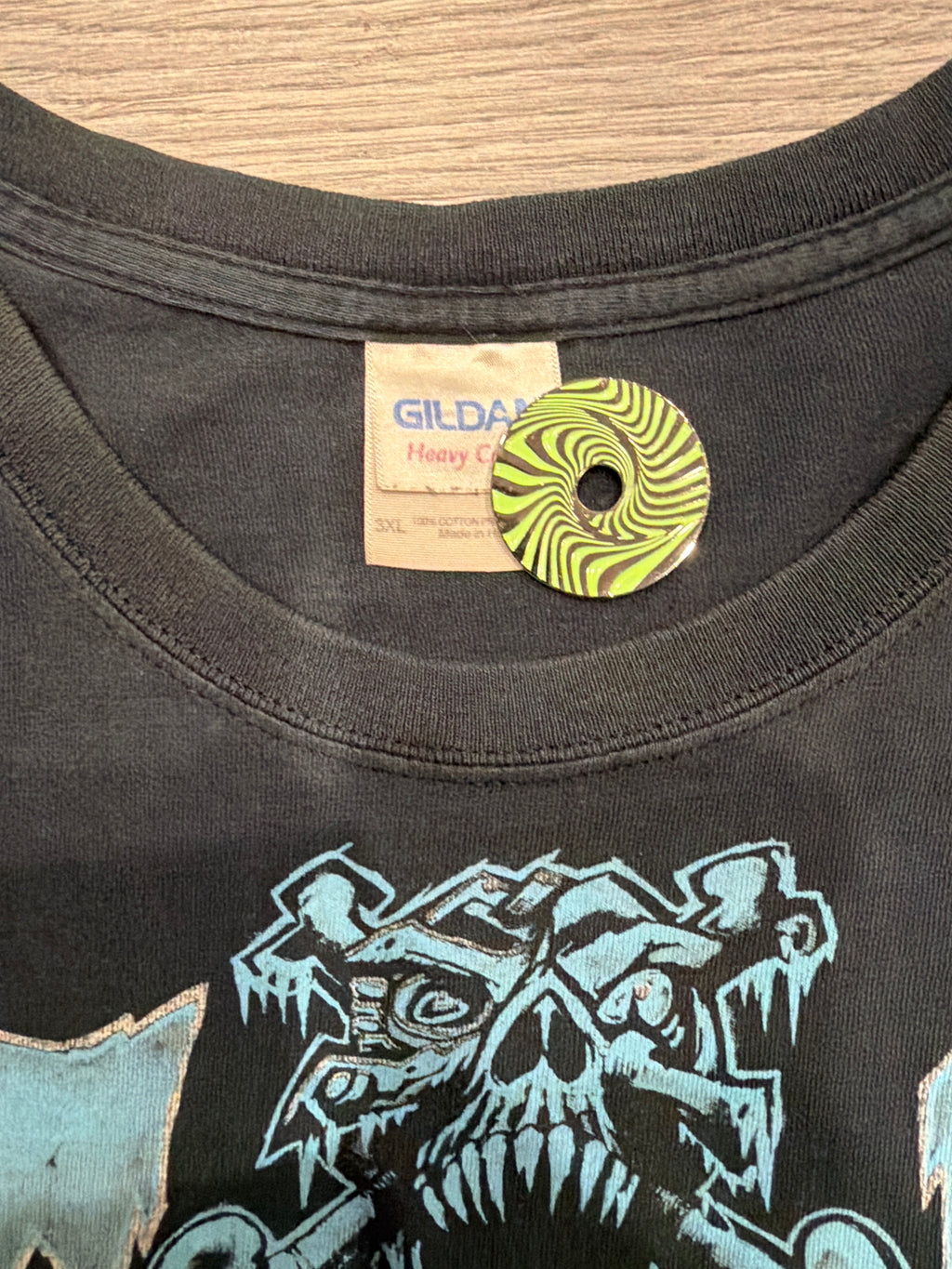 00s Gwar Band Black/Blue Graphic T-Shirt 3XL XXXL