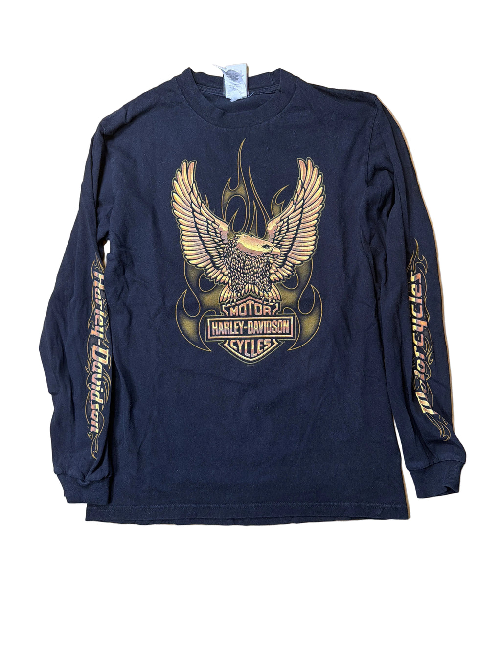 Harley Davidson Black Longsleeve T-Shirt Medium