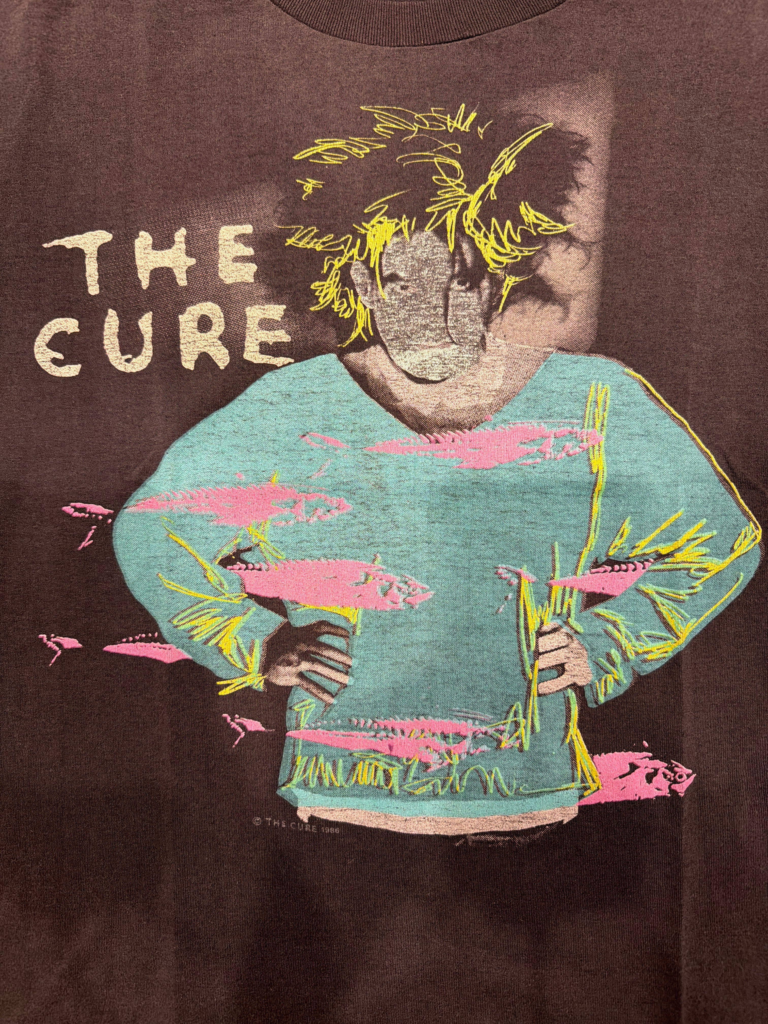 1986 The Cure Standing on a Beach Staring at the Sea Medium T-Shirt