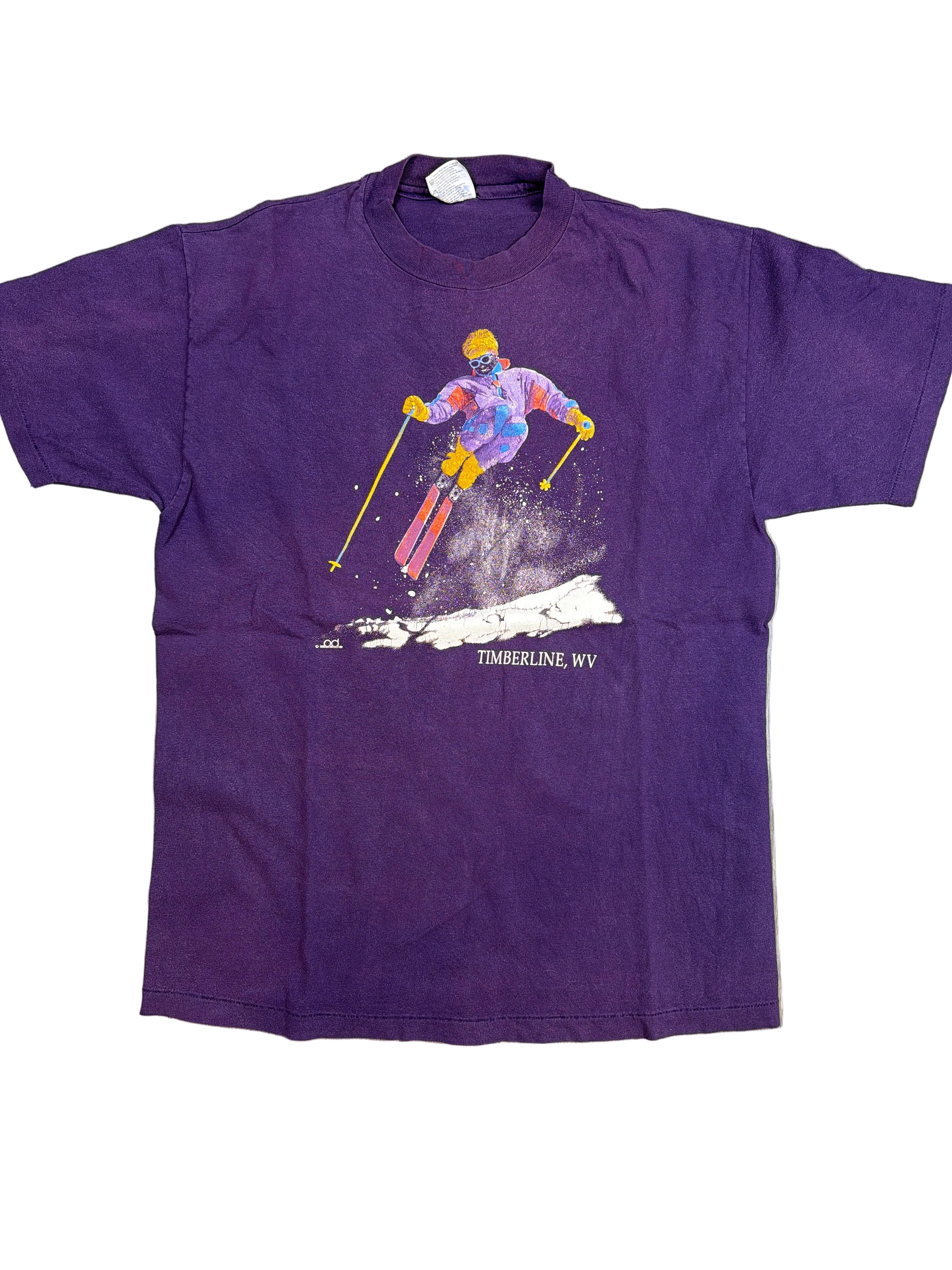 Timberline Skiing 90s AOP T-Shirt Large