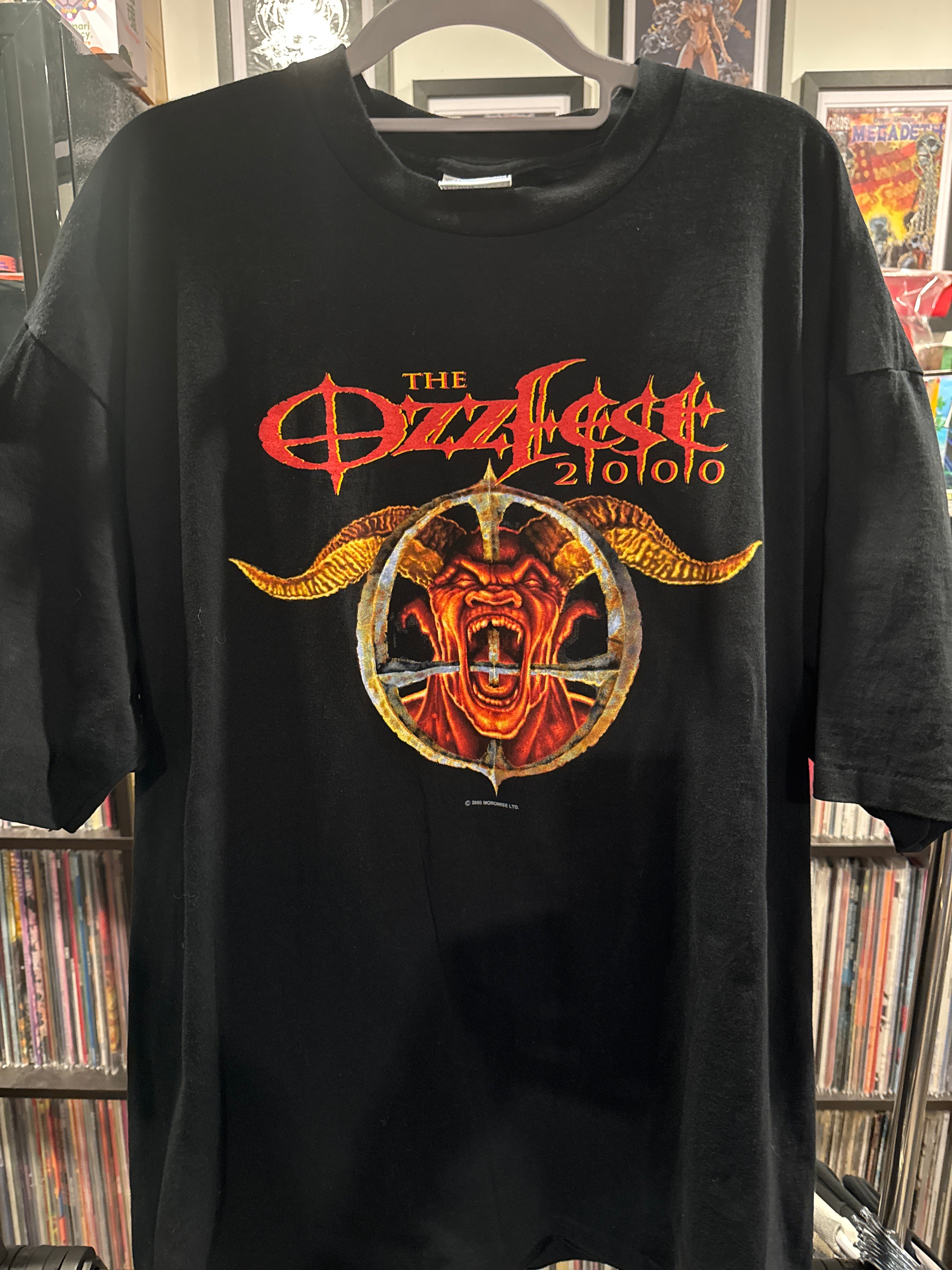 2000 Ozzfest Single Stitch Black Soulfly Kittie Incubus Disturbed XL