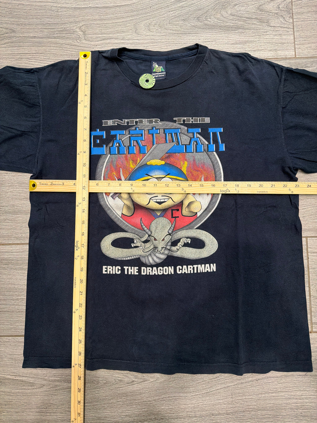 00s South Park Cartman Enter The Cartman Dragon Parody Blue XL T-Shirt