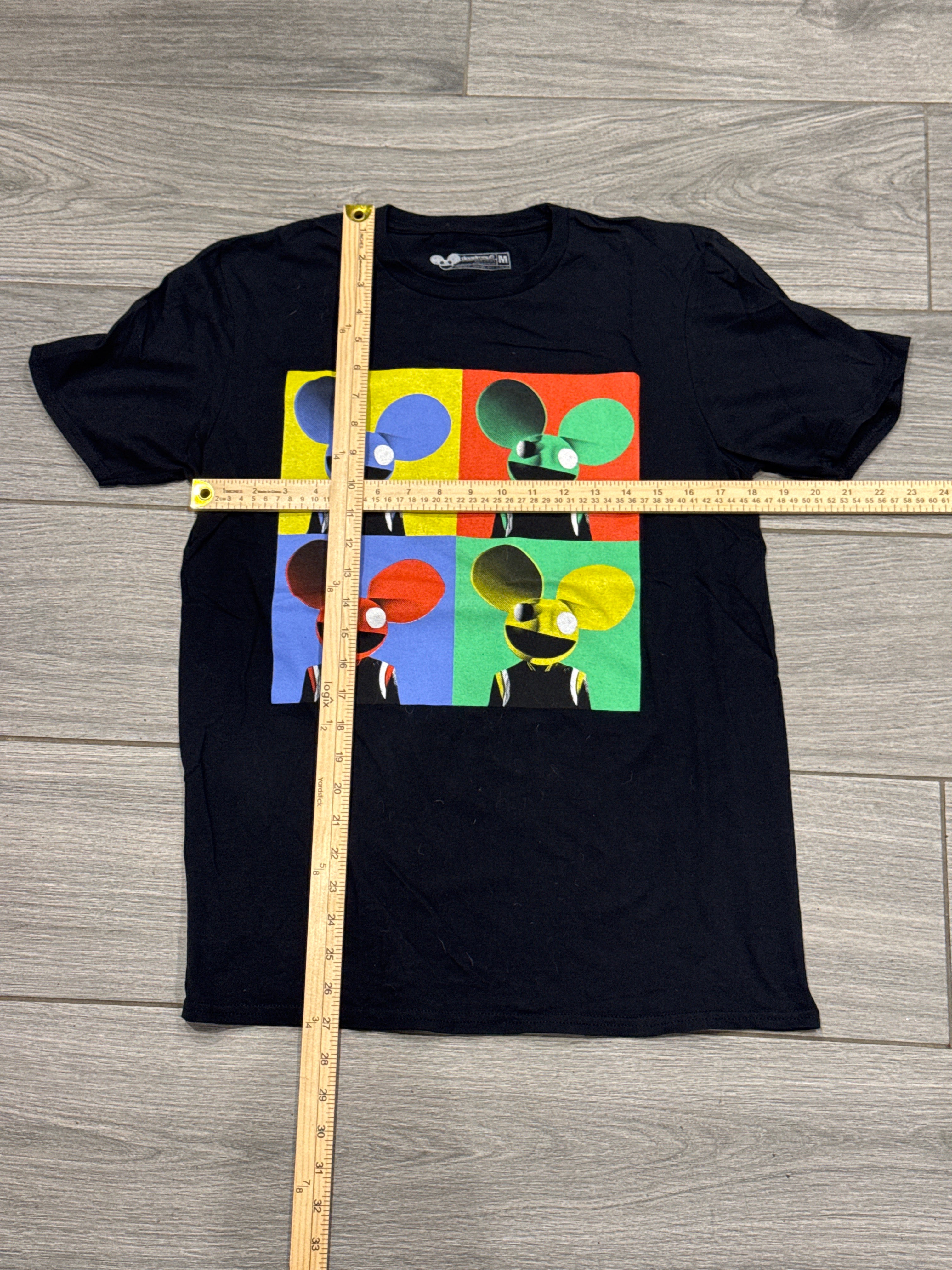 Deadmou5 Official Merch Modern Black T-Shirt Medium