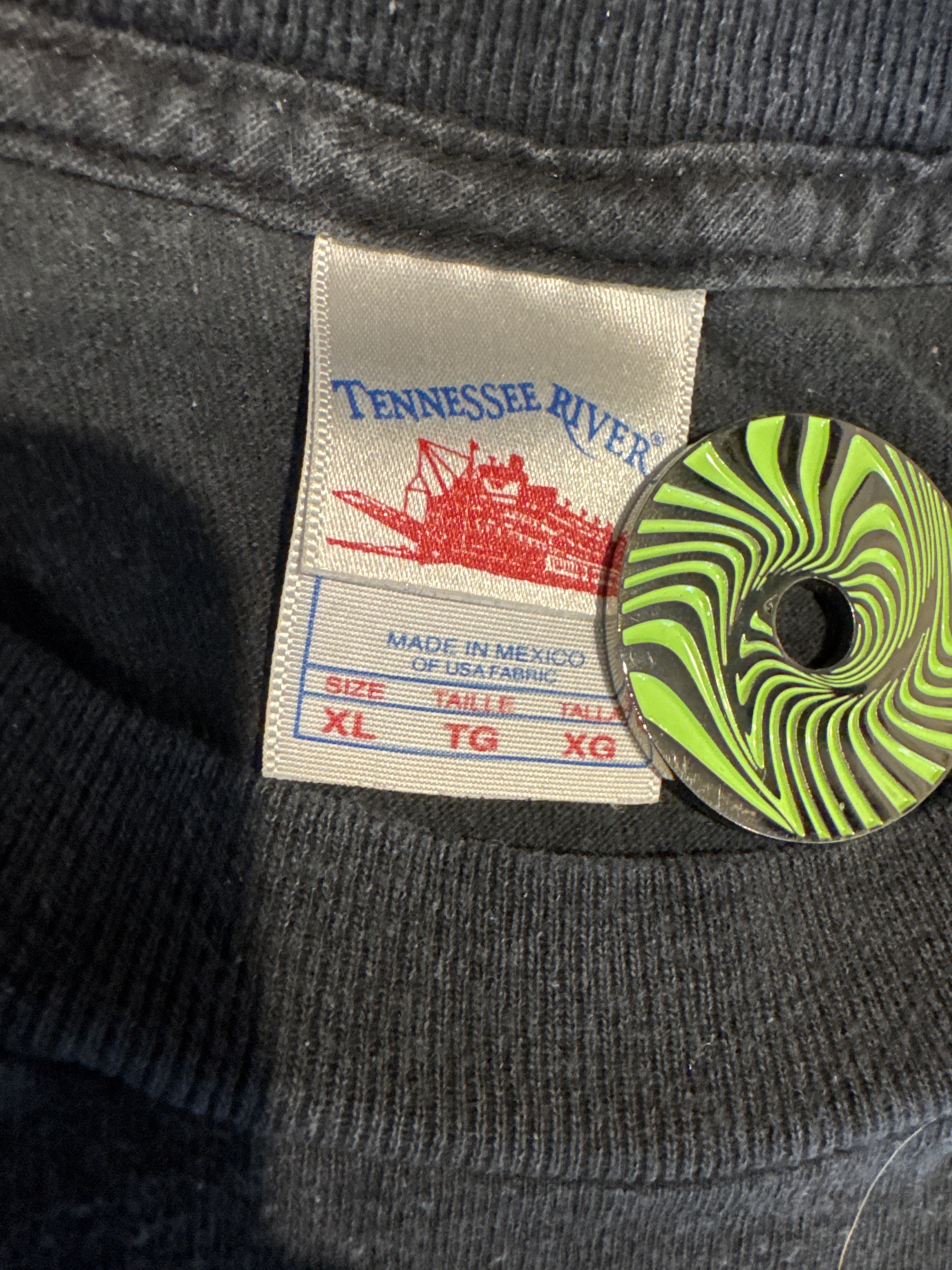 White Zombie Rob Tennessee River Metal Band Schwarzes T-Shirt XL