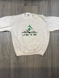 New York Jets NFL Grey 90s Crewneck Sweatshirt L